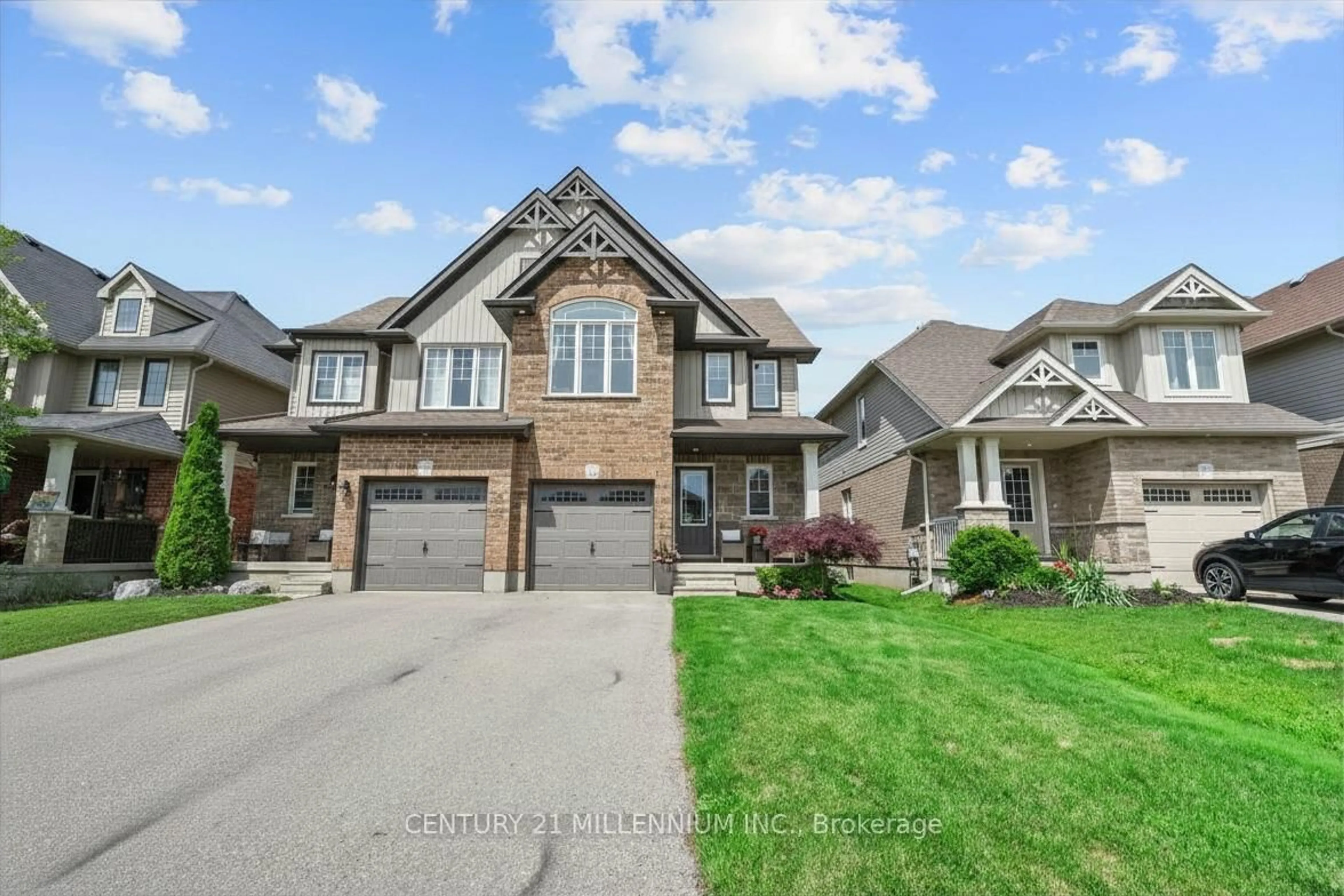 Home with brick exterior material, street for 22 Limera Ave, Woolwich Ontario N3B 0B6