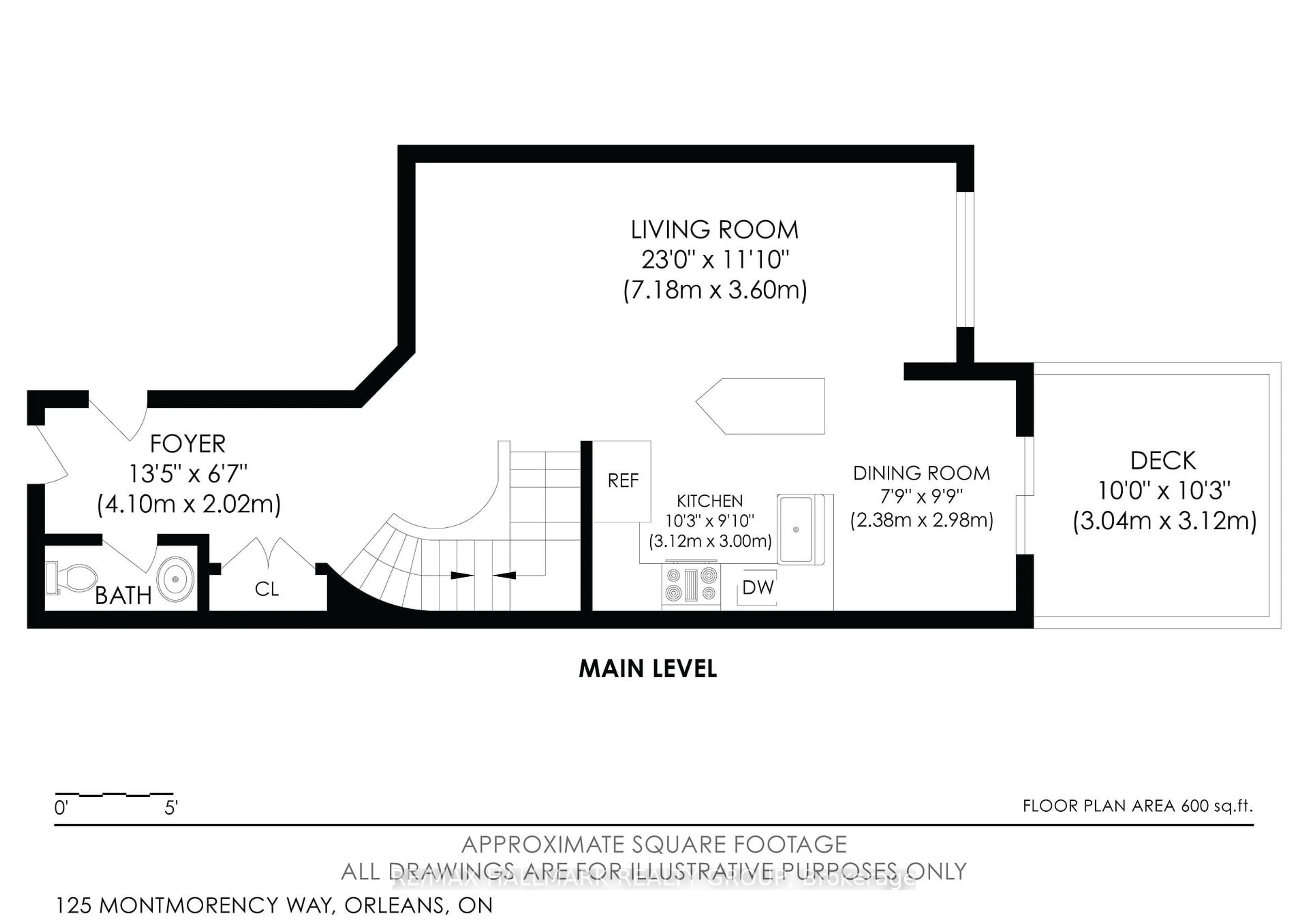 Floor plan for 125 Montmorency Way, Ottawa Ontario K4A 0J1