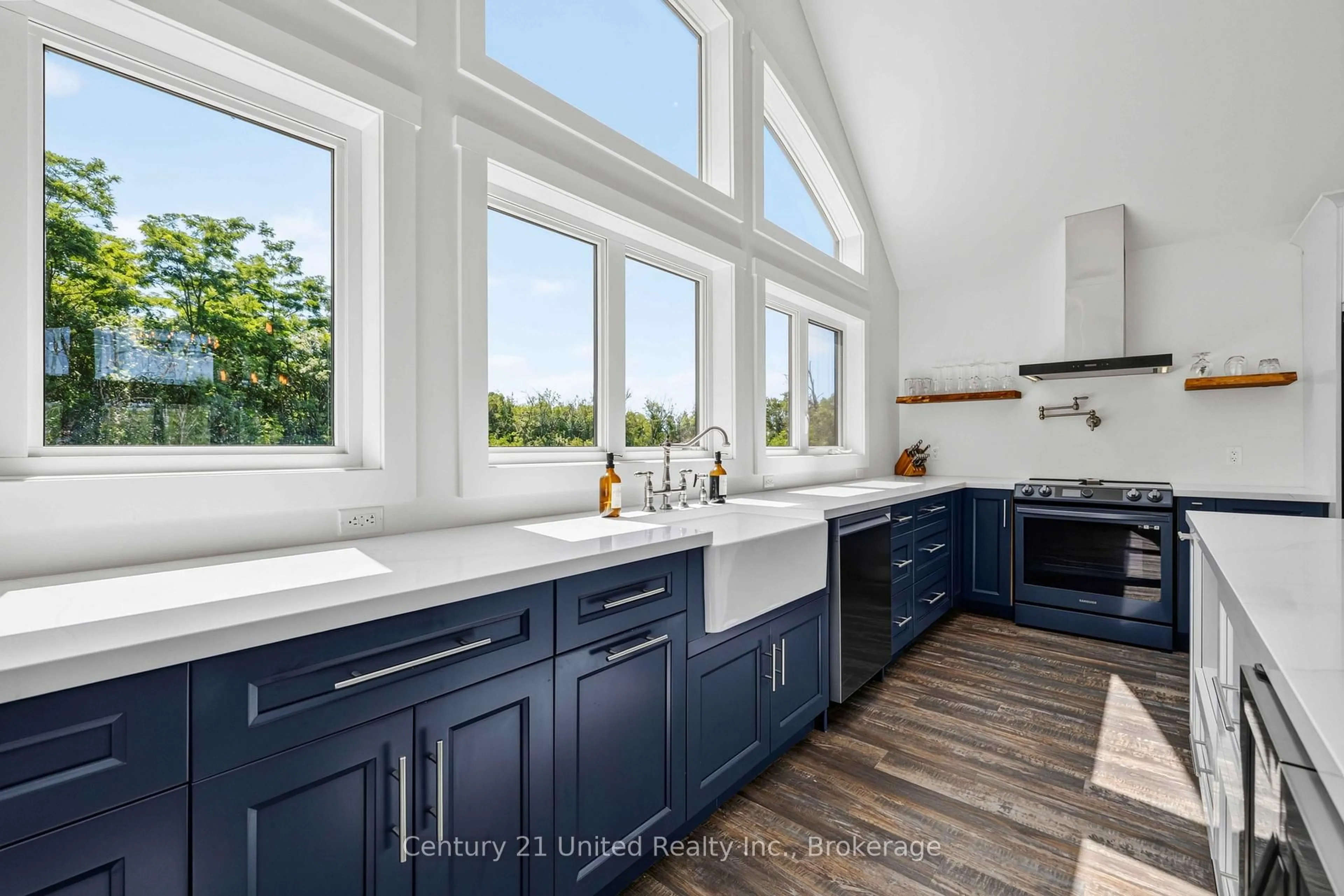 Open concept kitchen, ceramic/tile floor for 27 Awbrie Lane, Otonabee-South Monaghan Ontario K9J 0E6