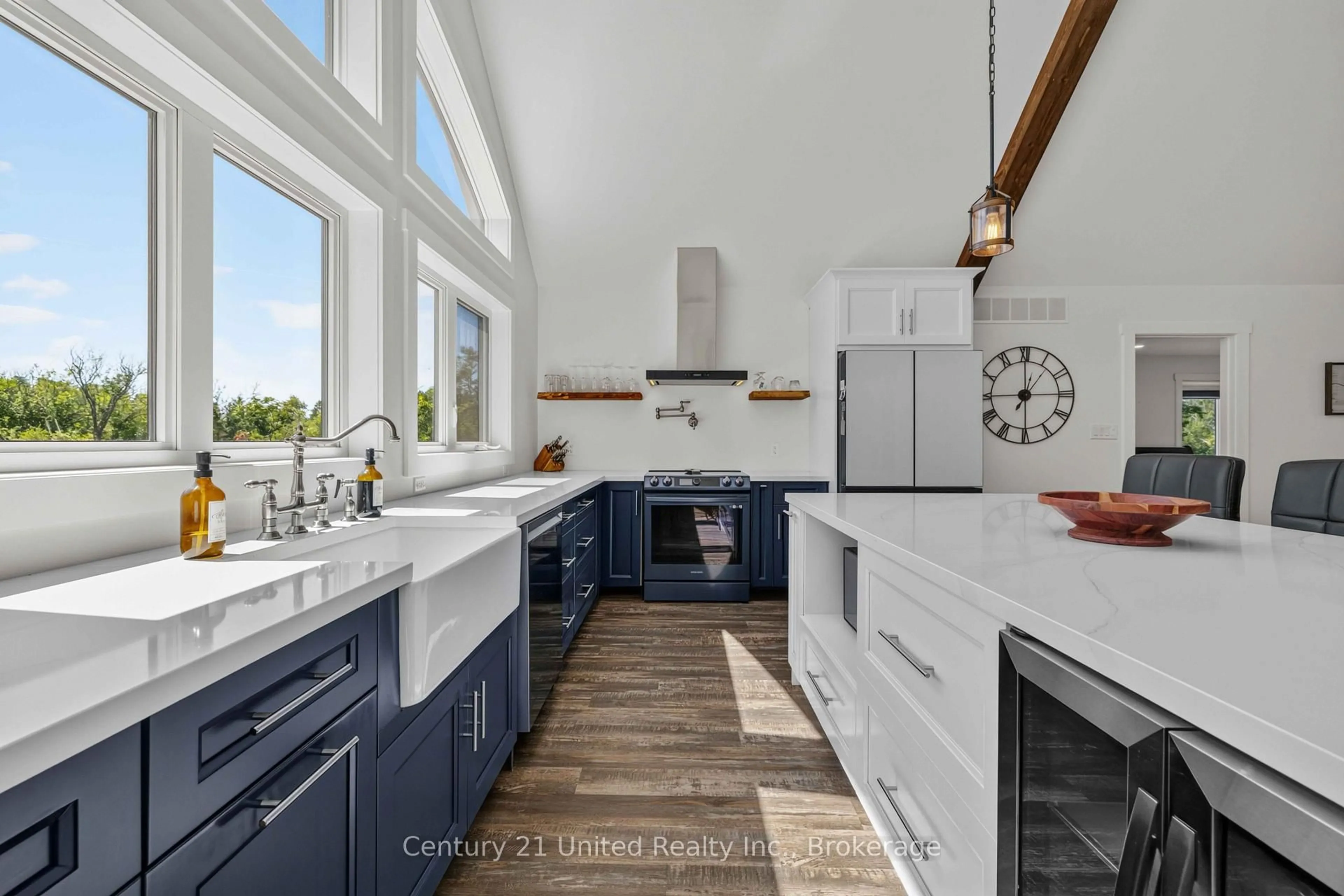 Open concept kitchen, ceramic/tile floor for 27 Awbrie Lane, Otonabee-South Monaghan Ontario K9J 0E6