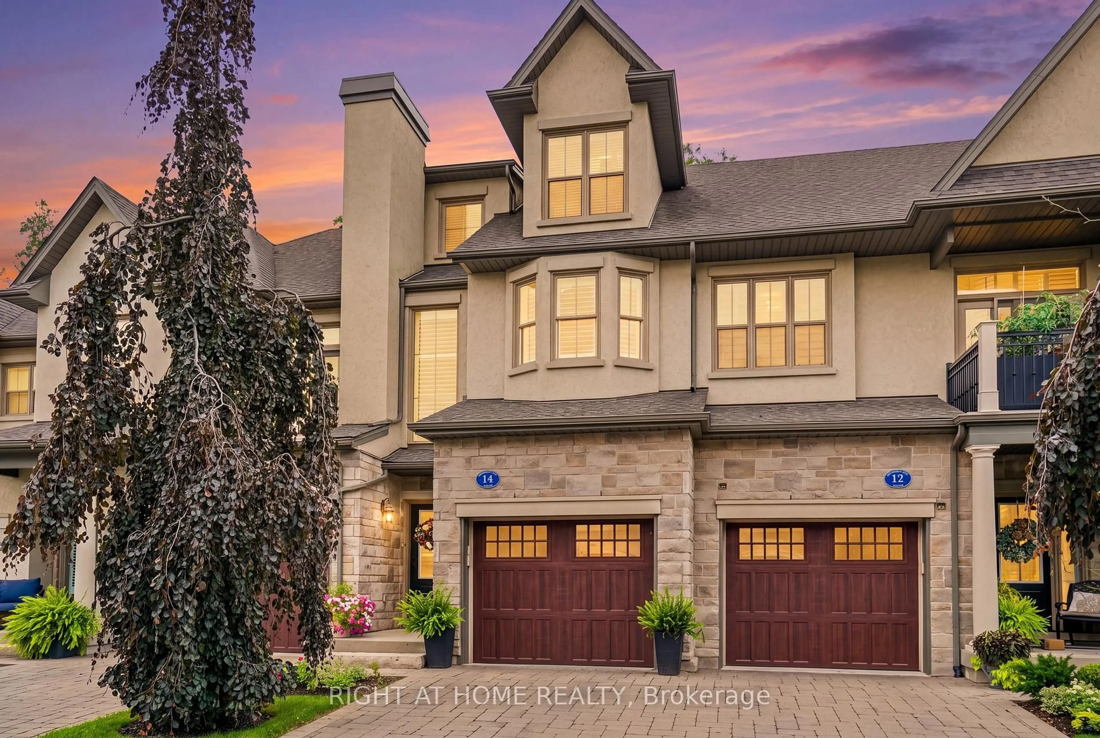 Home with brick exterior material, street for 14 Aberdeen Lane, Niagara-on-the-Lake Ontario L0S 1J0