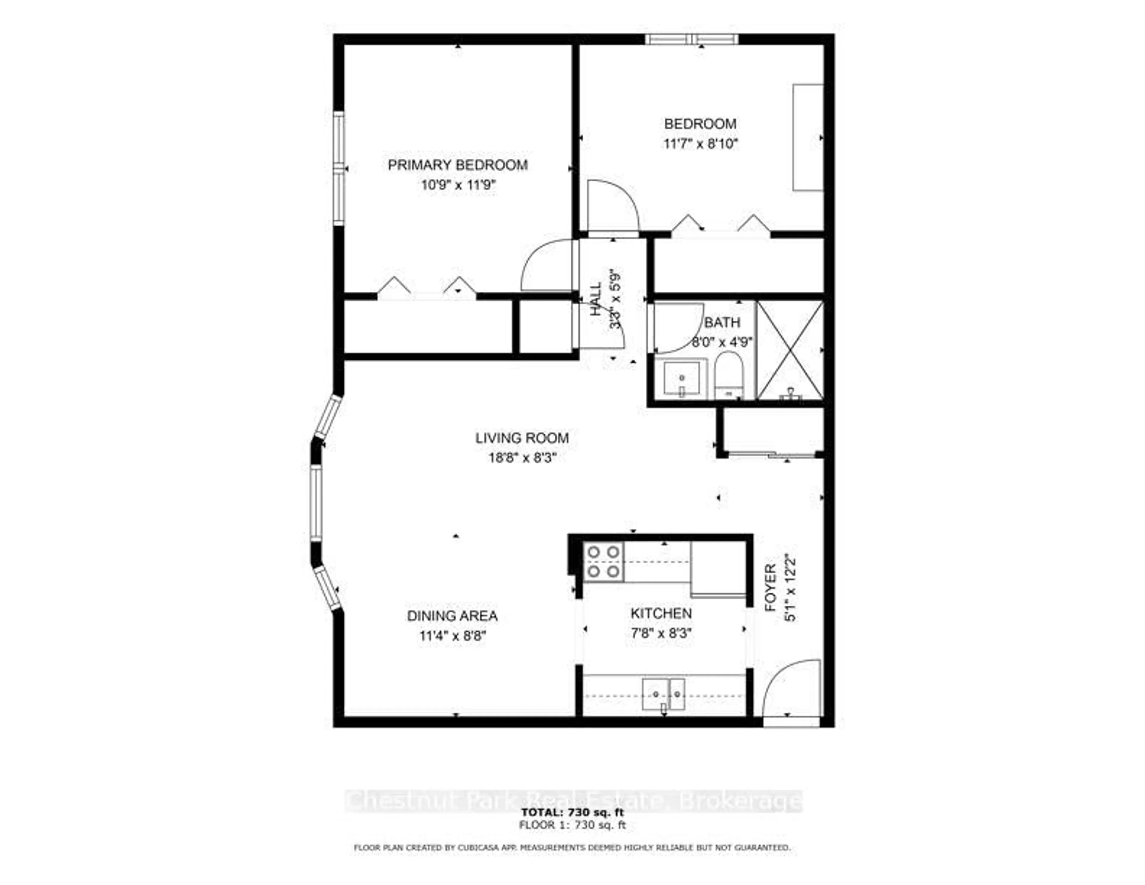 Floor plan for 661 Cedar Lane #202C, Bracebridge Ontario P1L 1N9