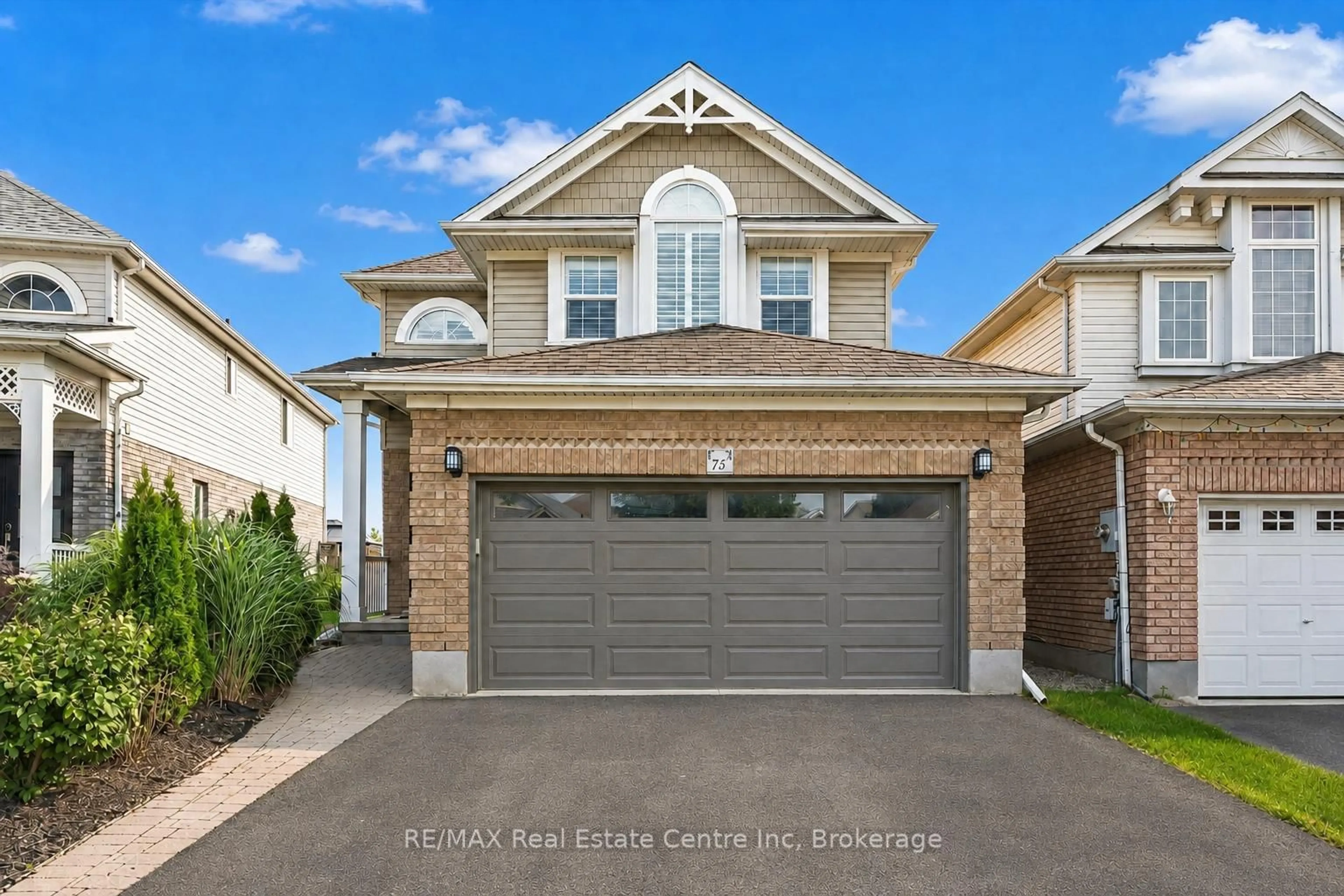 Home with brick exterior material, street for 75 TEAL Dr, Guelph Ontario N1C 1G4
