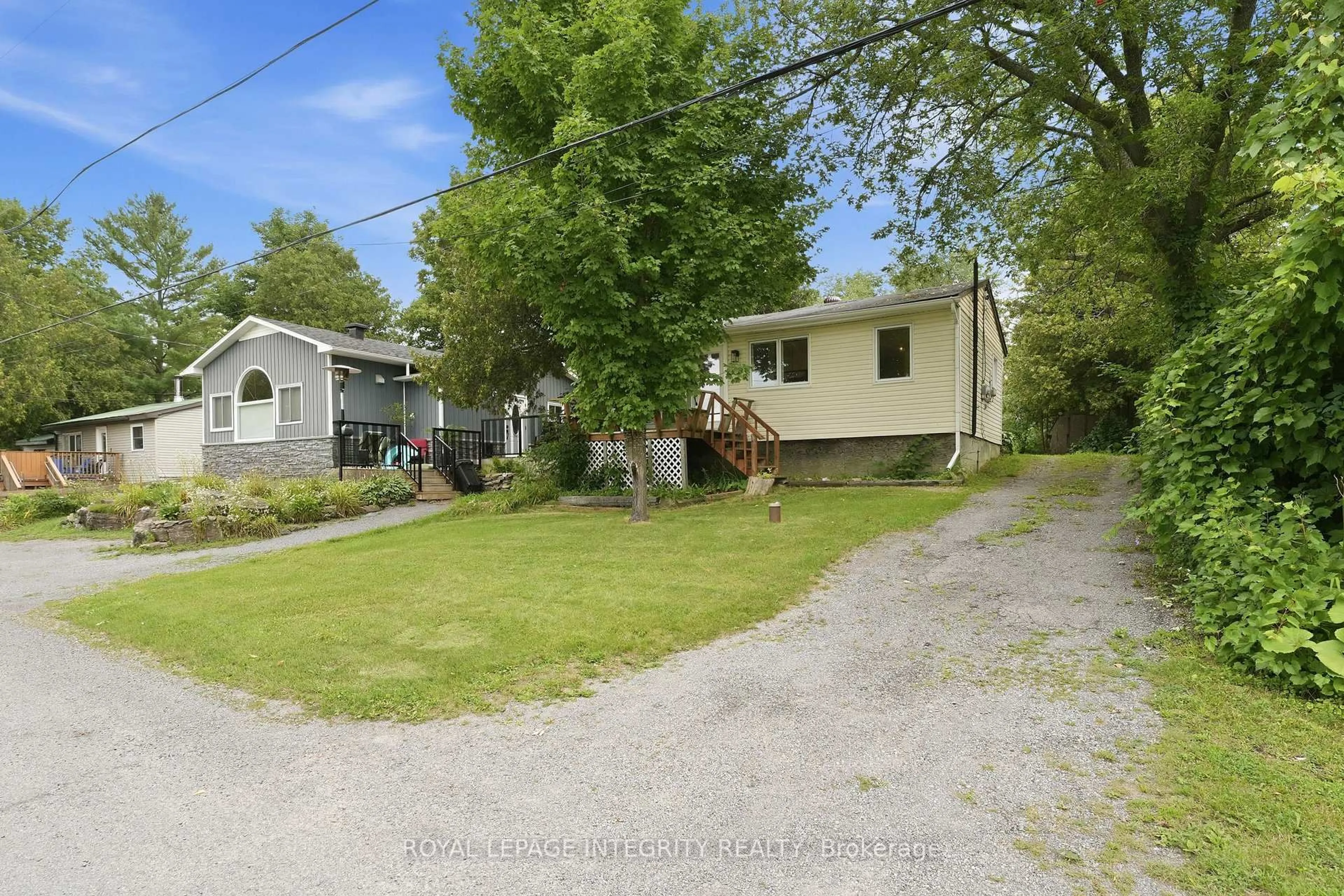 A pic from outside/outdoor area/front of a property/back of a property/a pic from drone, street for 153 Gardiner Shore Rd, Carleton Place Ontario K7C 3P2