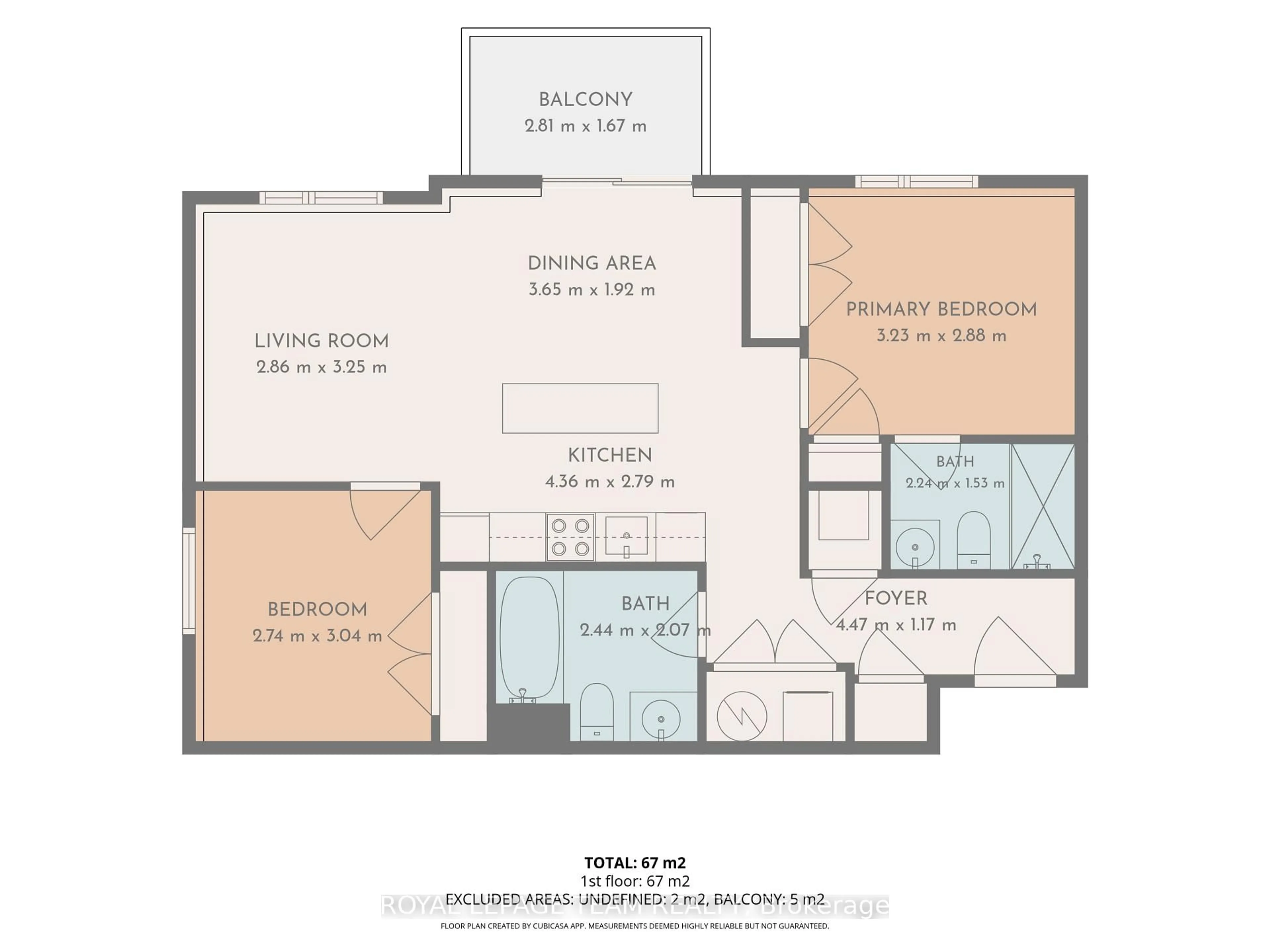 Floor plan for 655 Beauparc Private #104, Ottawa Ontario K1J 0A2