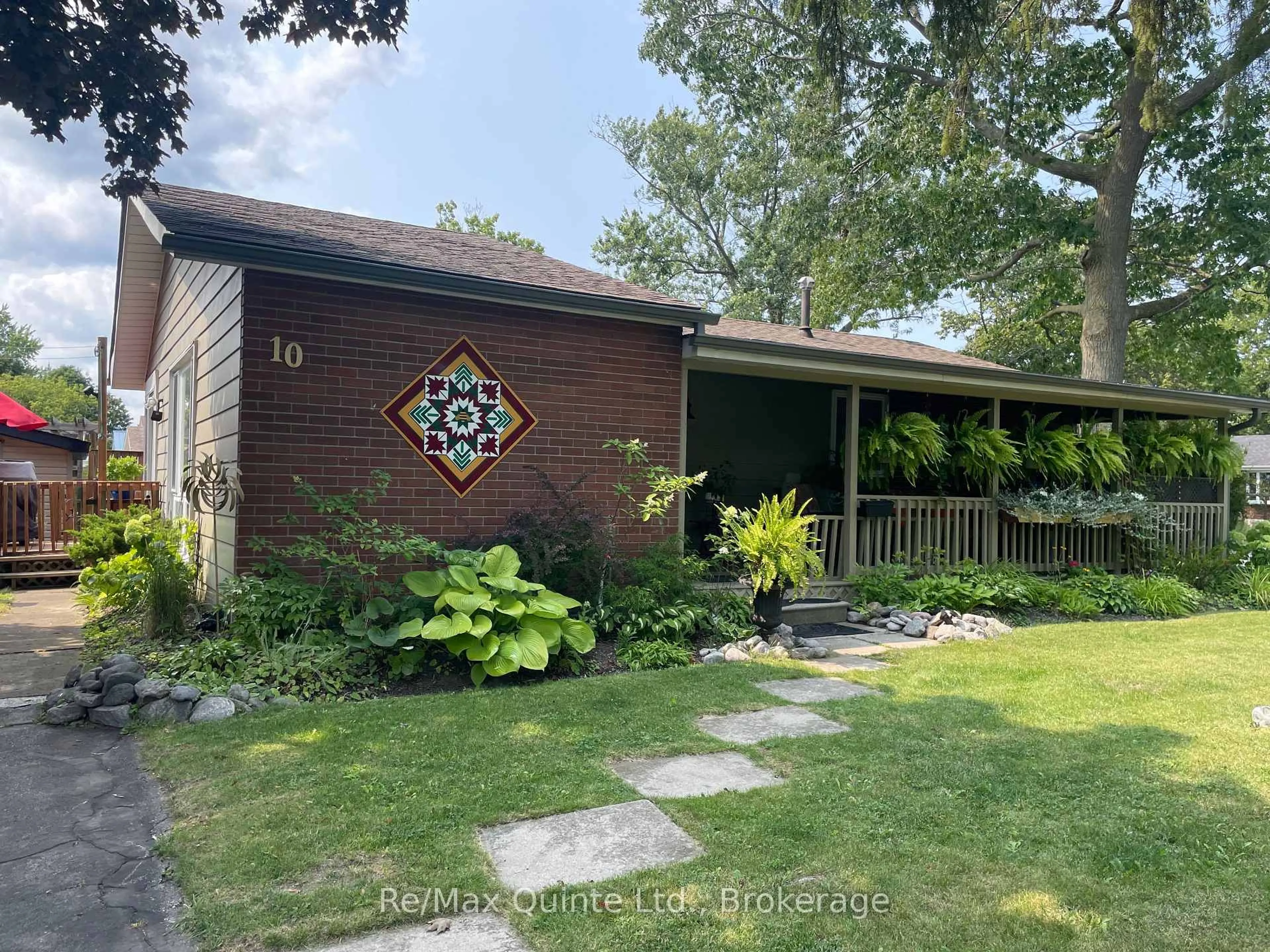 Home with brick exterior material, street for 10 Mcquade Dr, Quinte West Ontario K8V 2G3