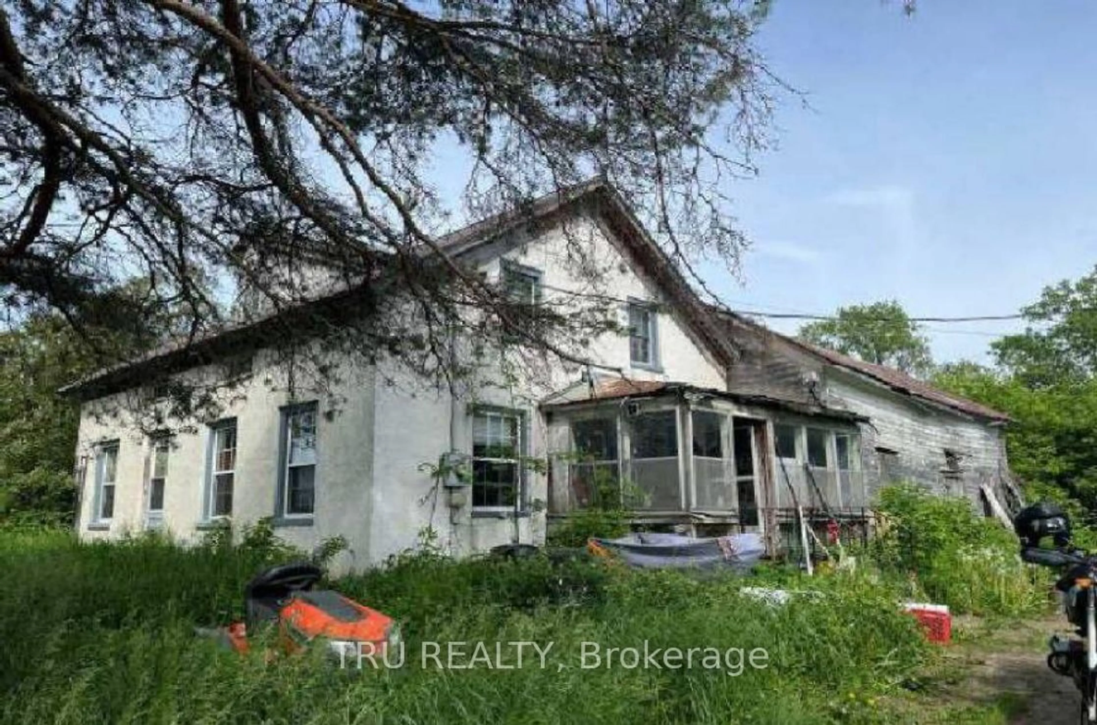 A pic from outside/outdoor area/front of a property/back of a property/a pic from drone, building for 12013 Hogaboam Rd, North Dundas Ontario K0E 1J0