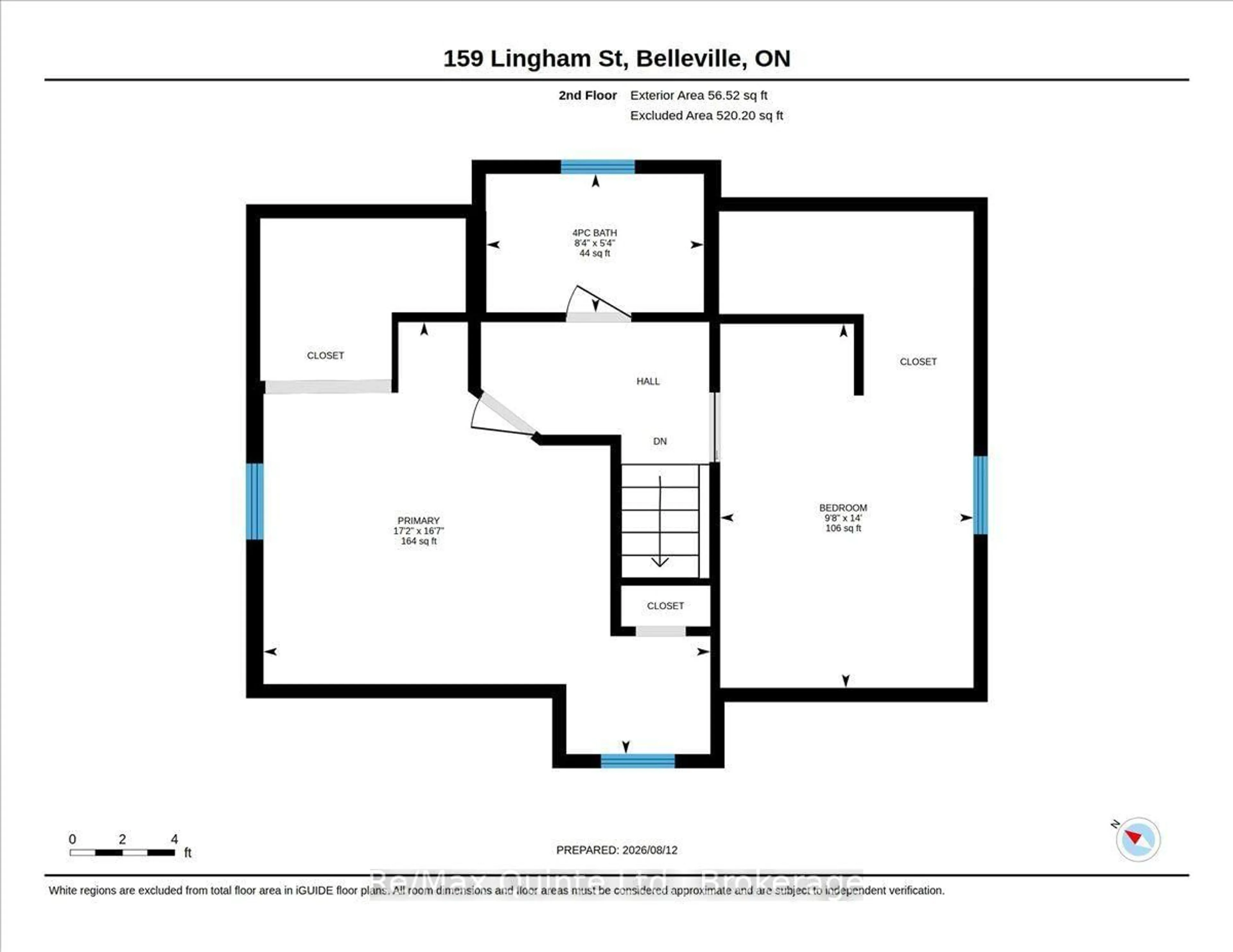 Floor plan for 159 Lingham St, Belleville Ontario K8N 3T3