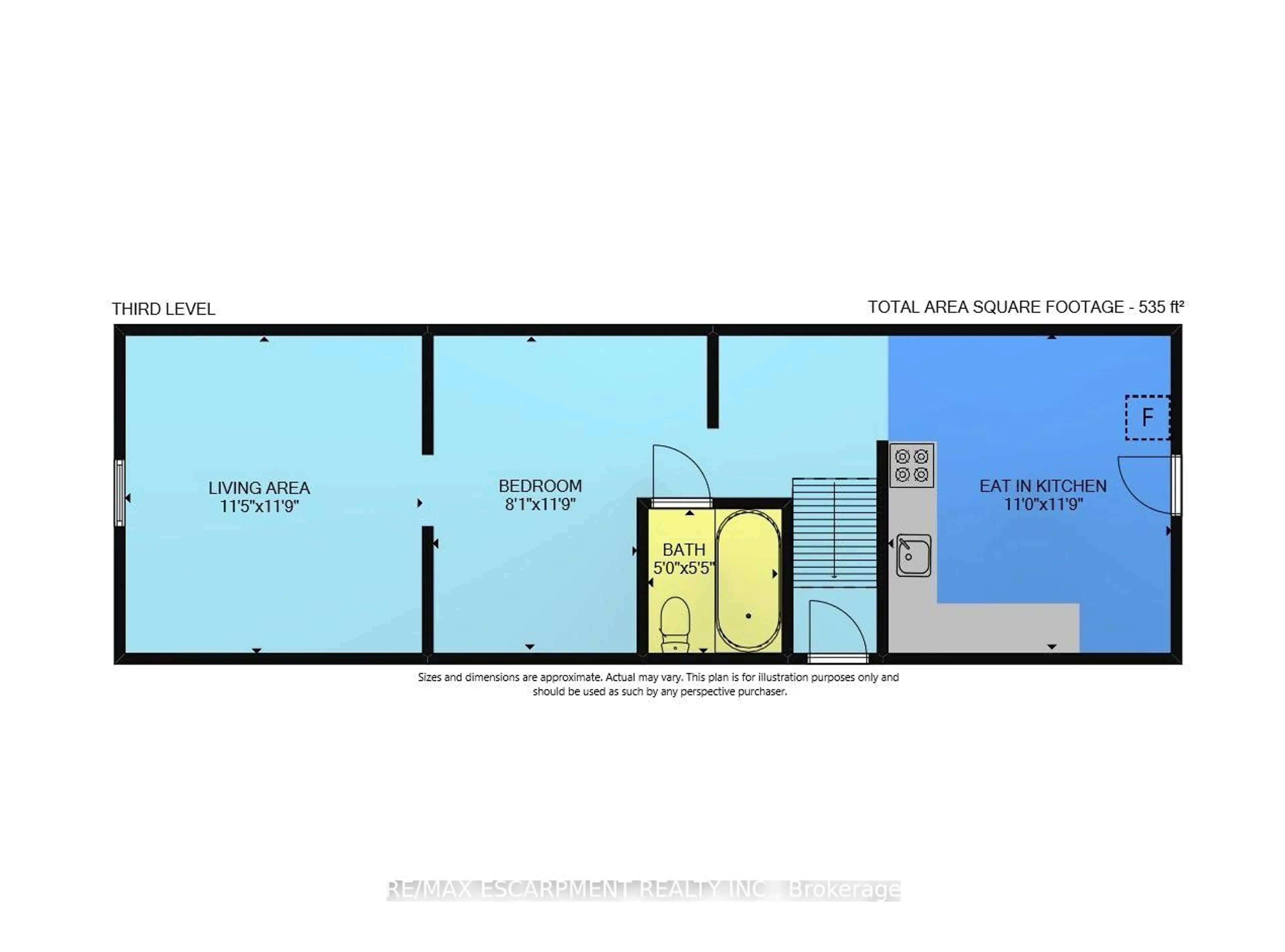 Floor plan for 1367 Cannon St, Hamilton Ontario L8H 1W2