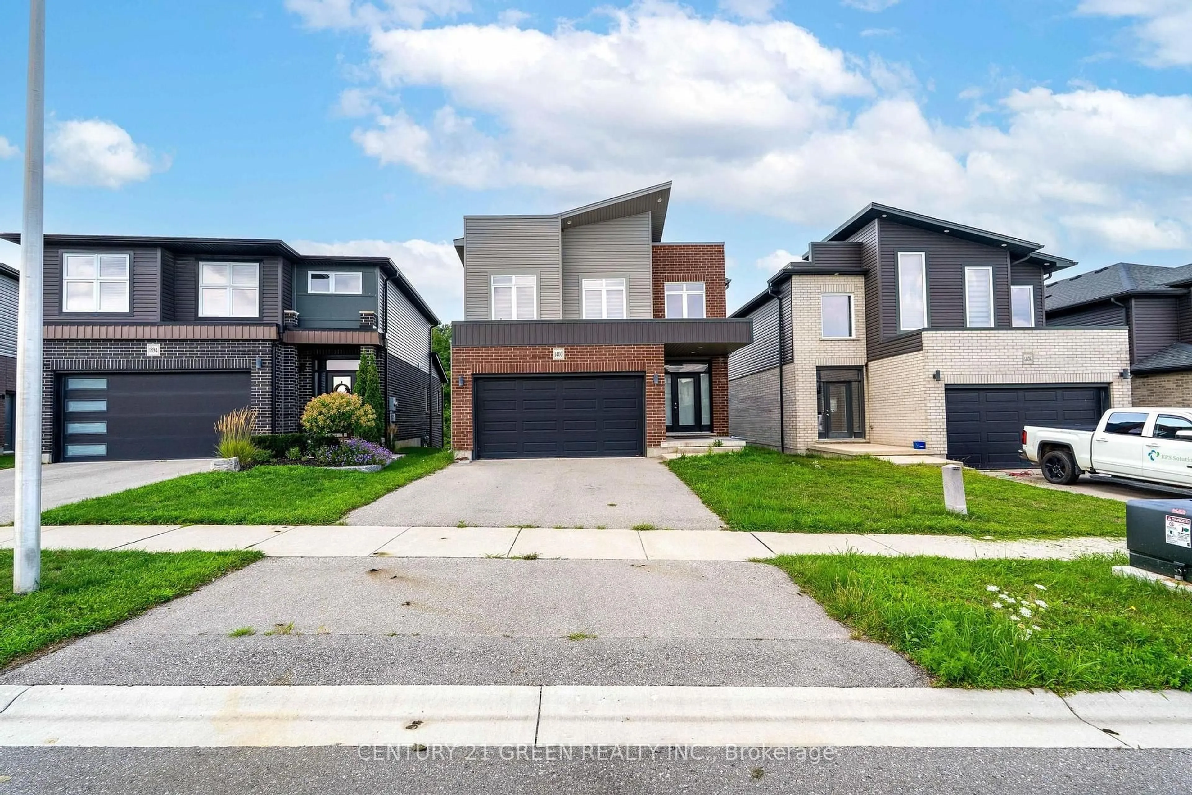 Home with brick exterior material, street for 1400 Sandbar St, London North Ontario N6G 0G8