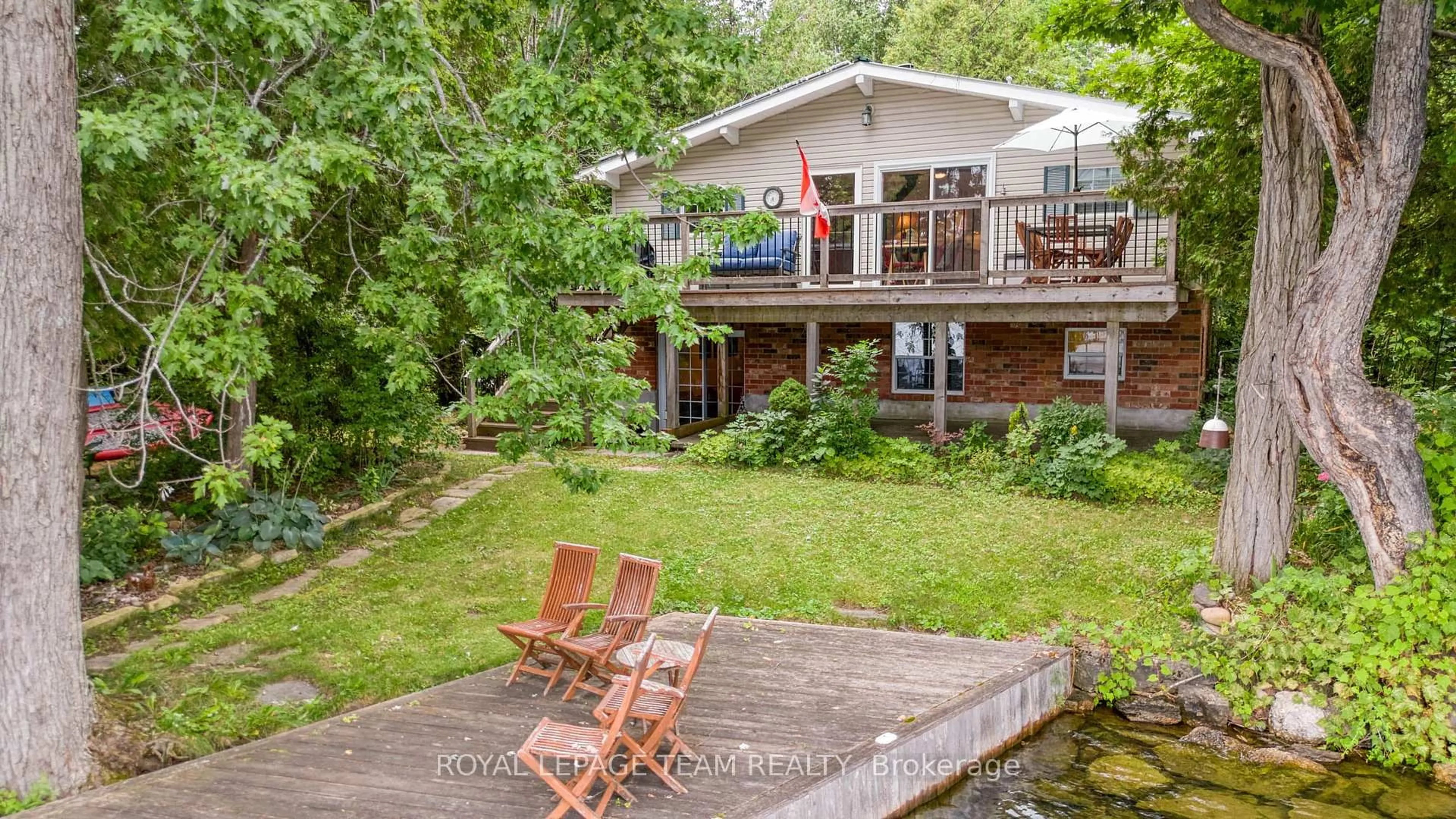 Patio, water/lake/river/ocean view for 3 B1 Rd, Rideau Lakes Ontario K0G 1L0