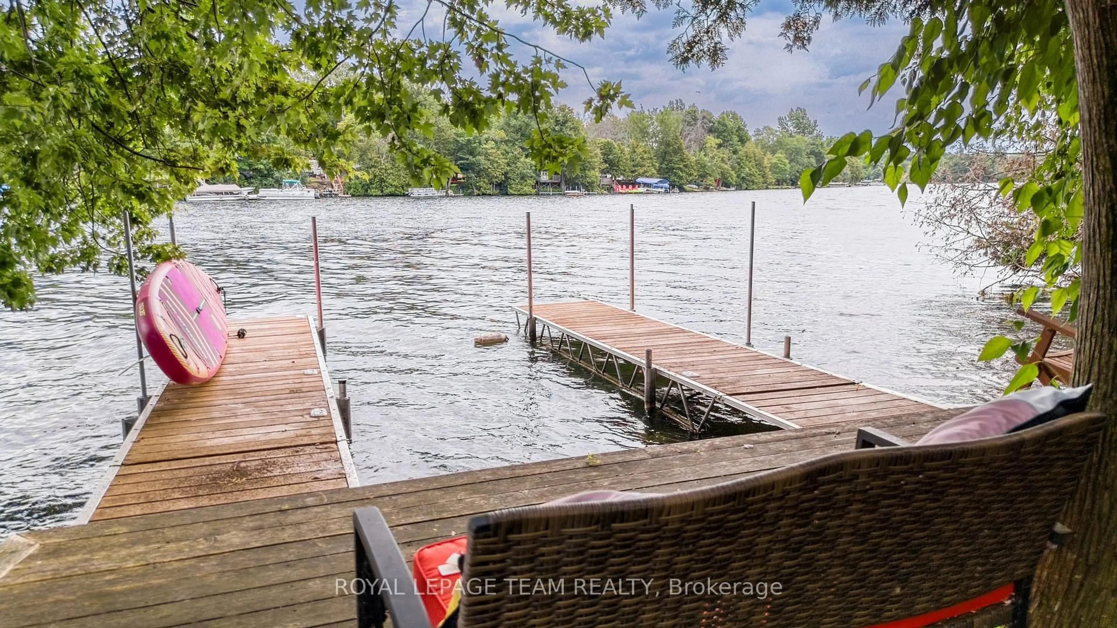 Patio, water/lake/river/ocean view for 3 B1 Rd, Rideau Lakes Ontario K0G 1L0