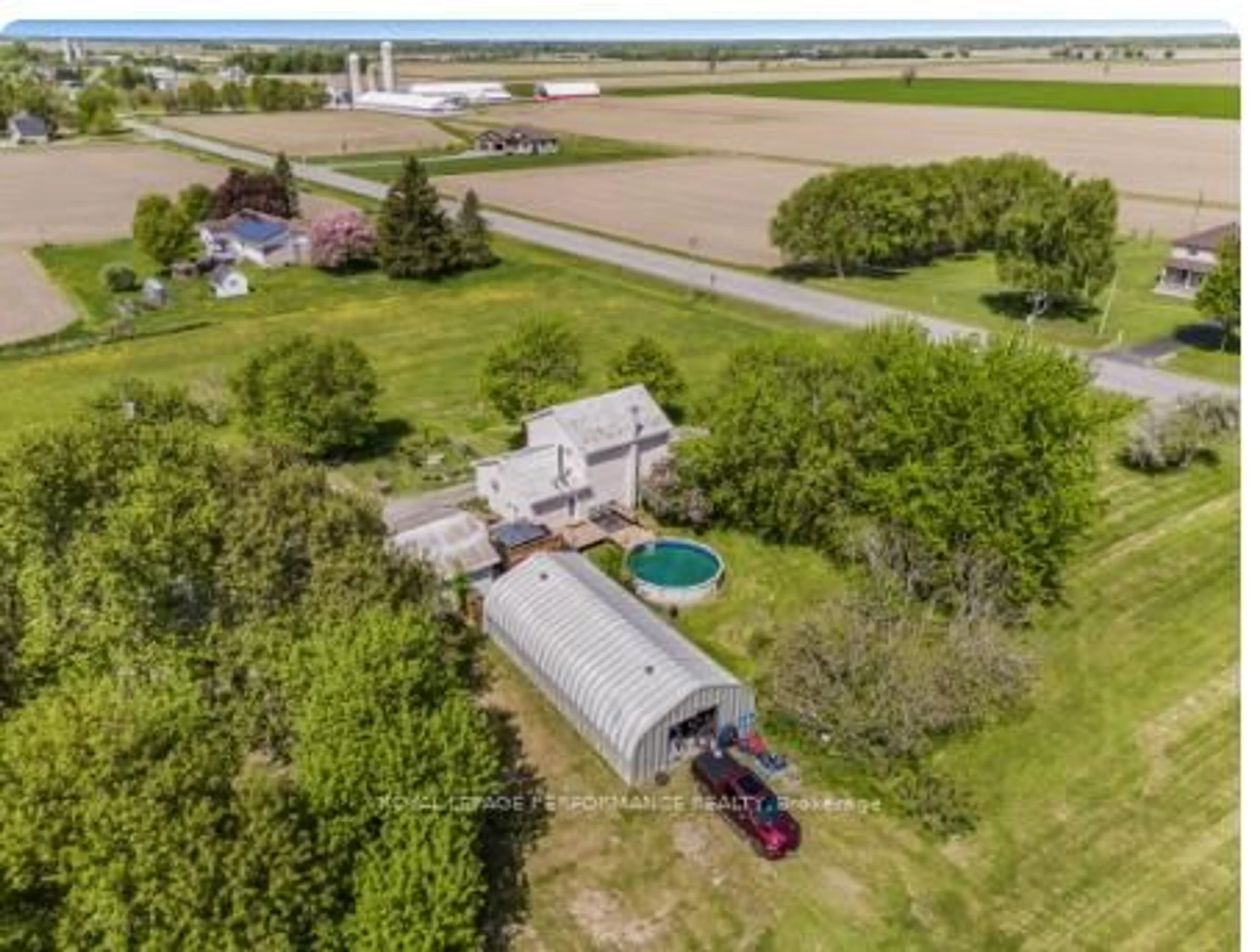 A pic from outside/outdoor area/front of a property/back of a property/a pic from drone, water/lake/river/ocean view for 1183 Route 900 East, The Nation Ontario K0A 3C0