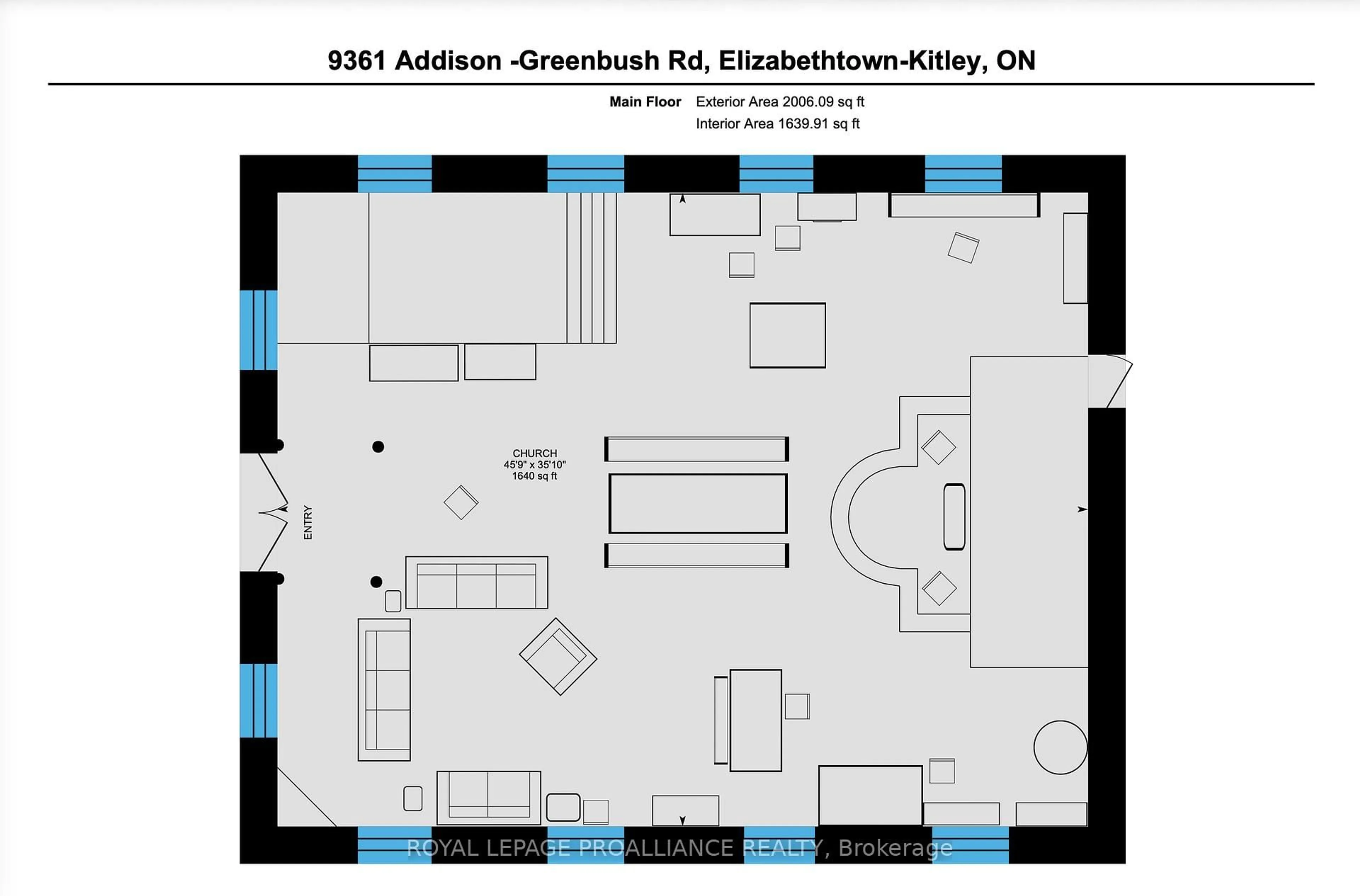 Floor plan for 9361 Addison Greenbush Rd, Elizabethtown-Kitley Ontario K0E 1A0