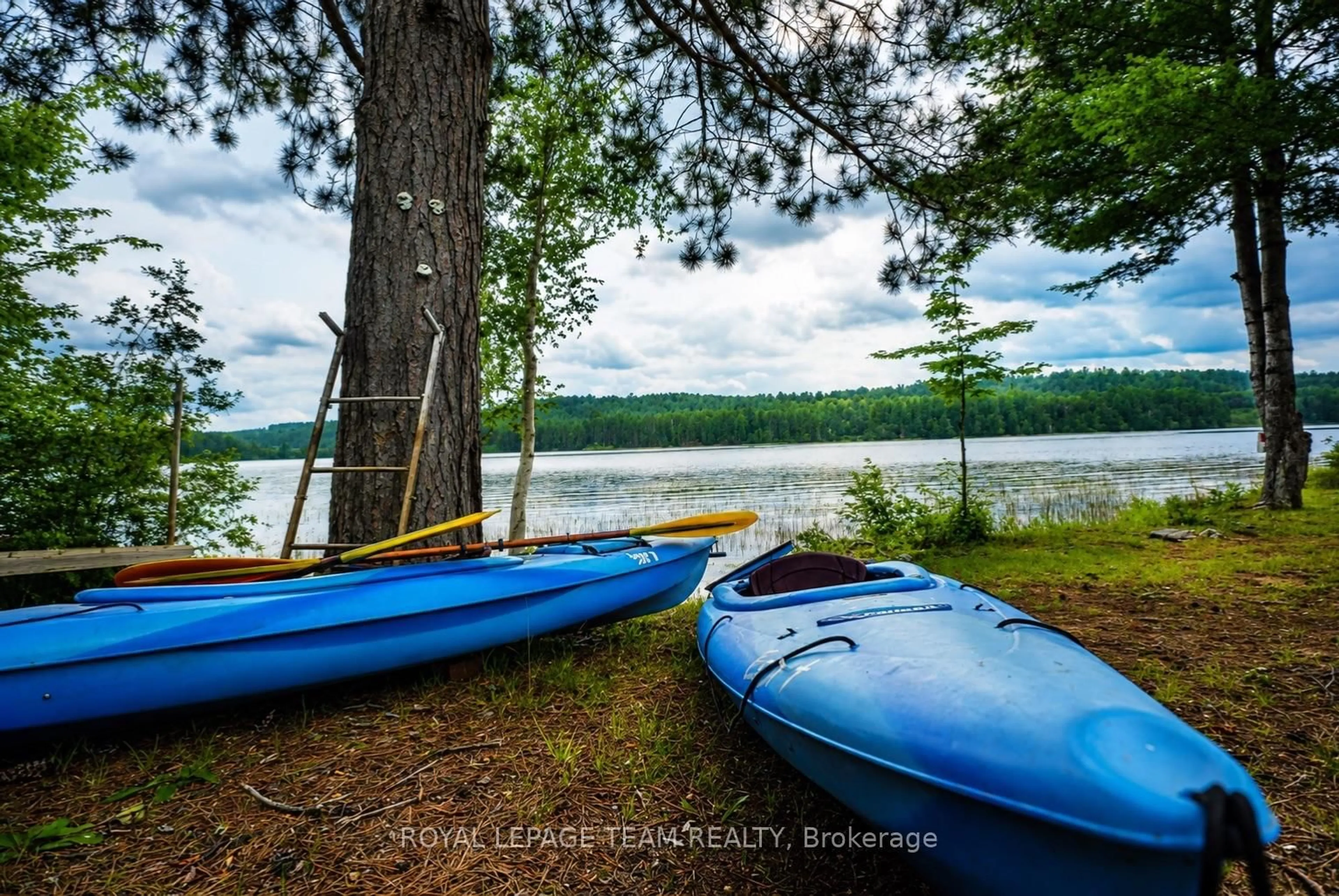 Patio, water/lake/river/ocean view for 153 Basin Depot Rd, Barry's Bay Ontario K0J 1B0