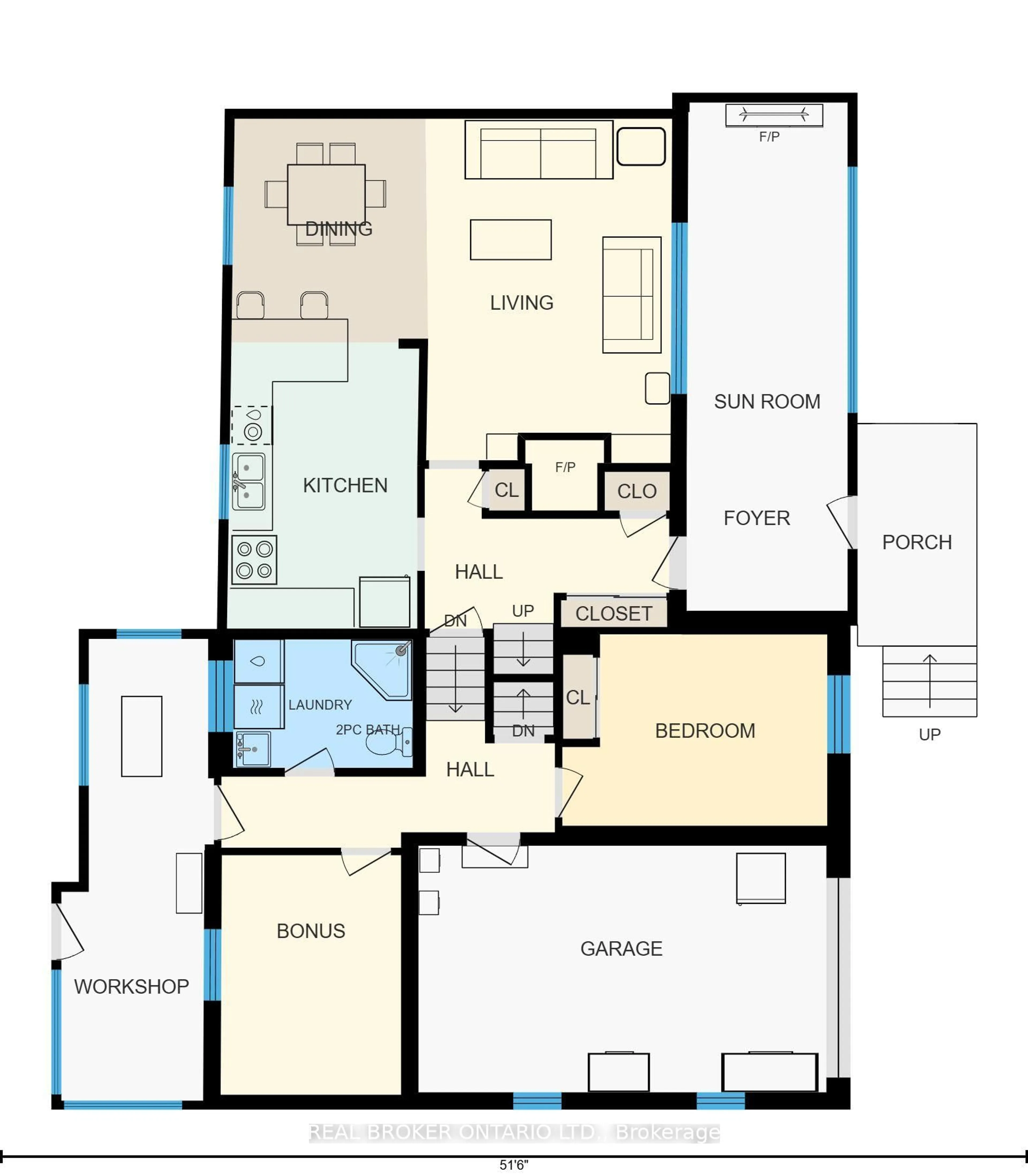Floor plan for 312 Old Guelph Rd, Hamilton Ontario L9H 5W4