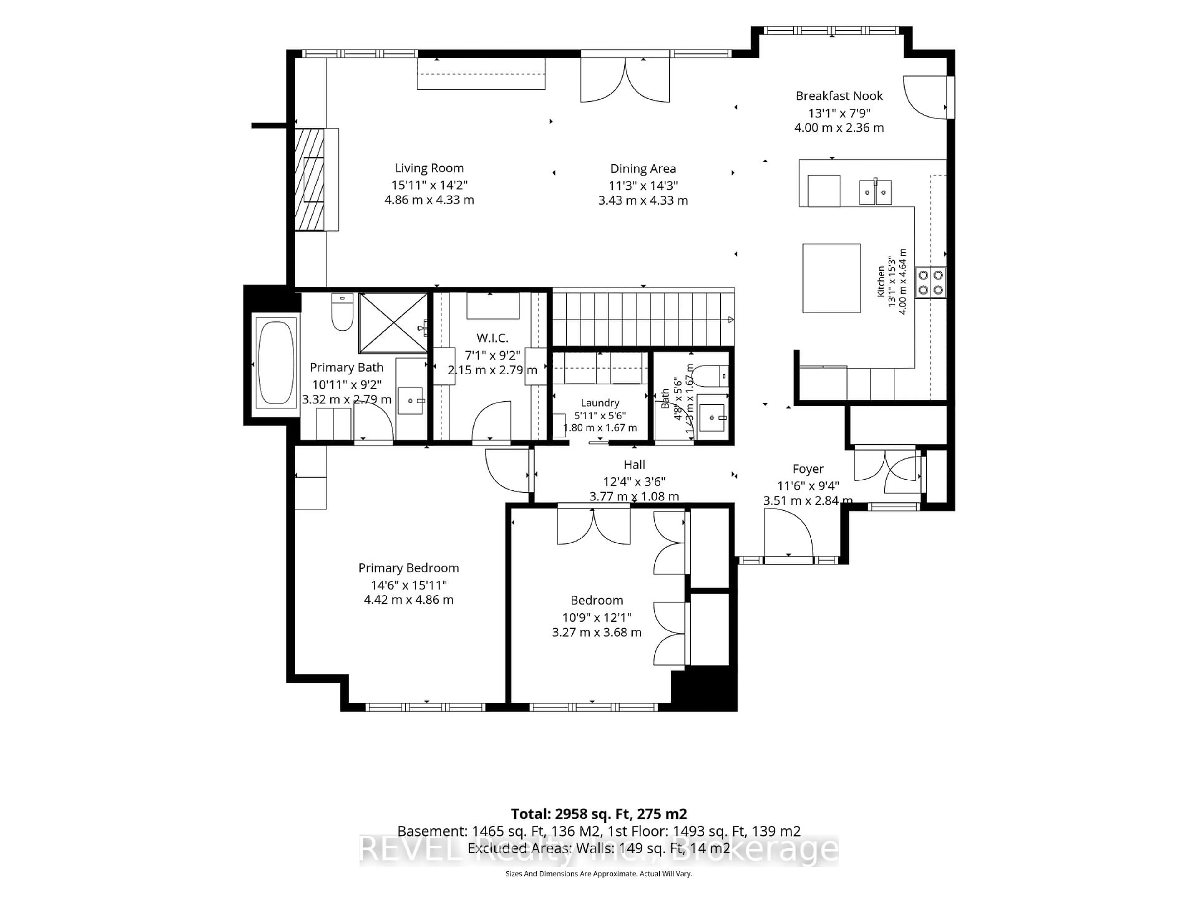Floor plan for 139 Glendale Ave #1, St. Catharines Ontario L2T 2K2