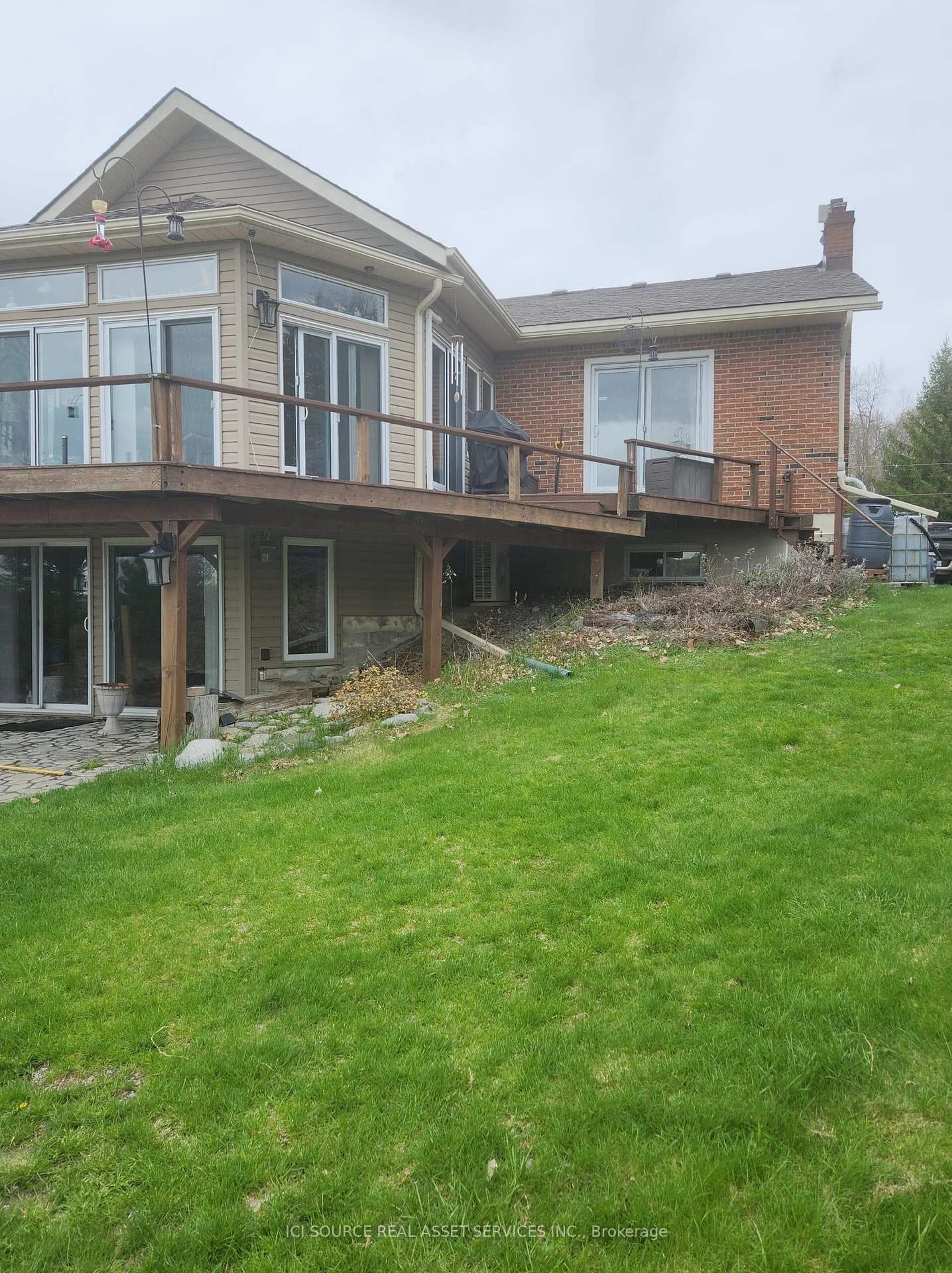 A pic from outside/outdoor area/front of a property/back of a property/a pic from drone, water/lake/river/ocean view for 136 Hollowview Rd, Stirling Ontario K0K 3E0