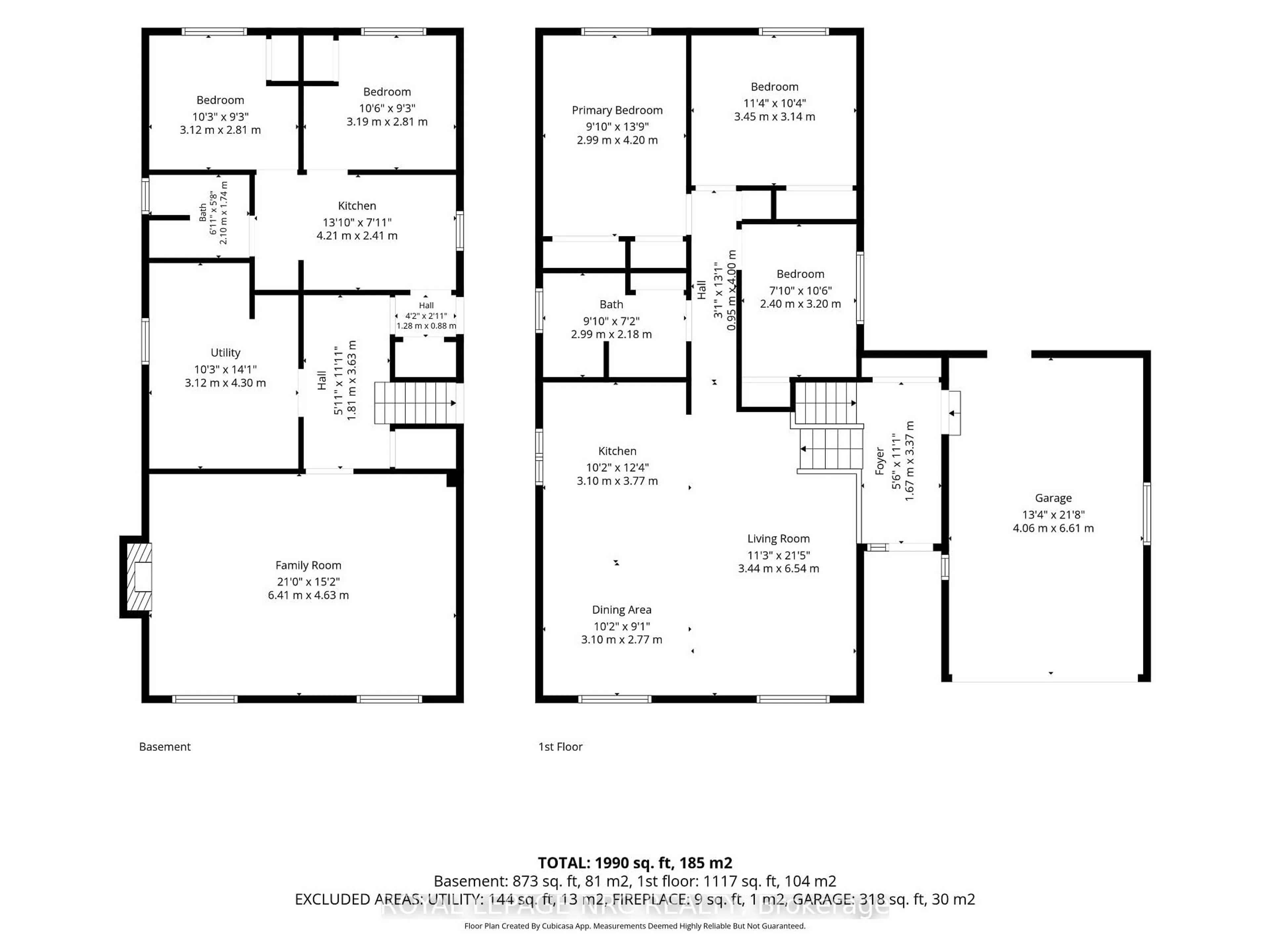 Floor plan for 11 Village Crt, Welland Ontario L3C 6K4
