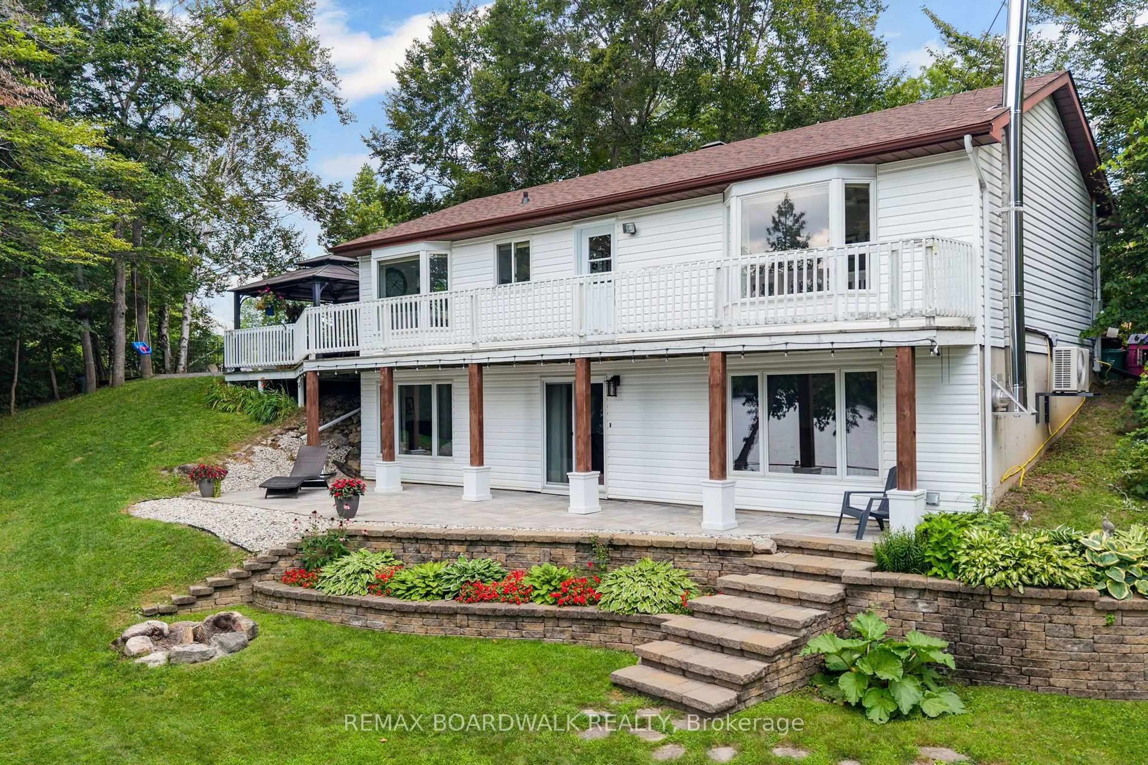 A pic from outside/outdoor area/front of a property/back of a property/a pic from drone, unknown for 125 Pike Lake Route 11 Rd, Perth Ontario K7H 3C5