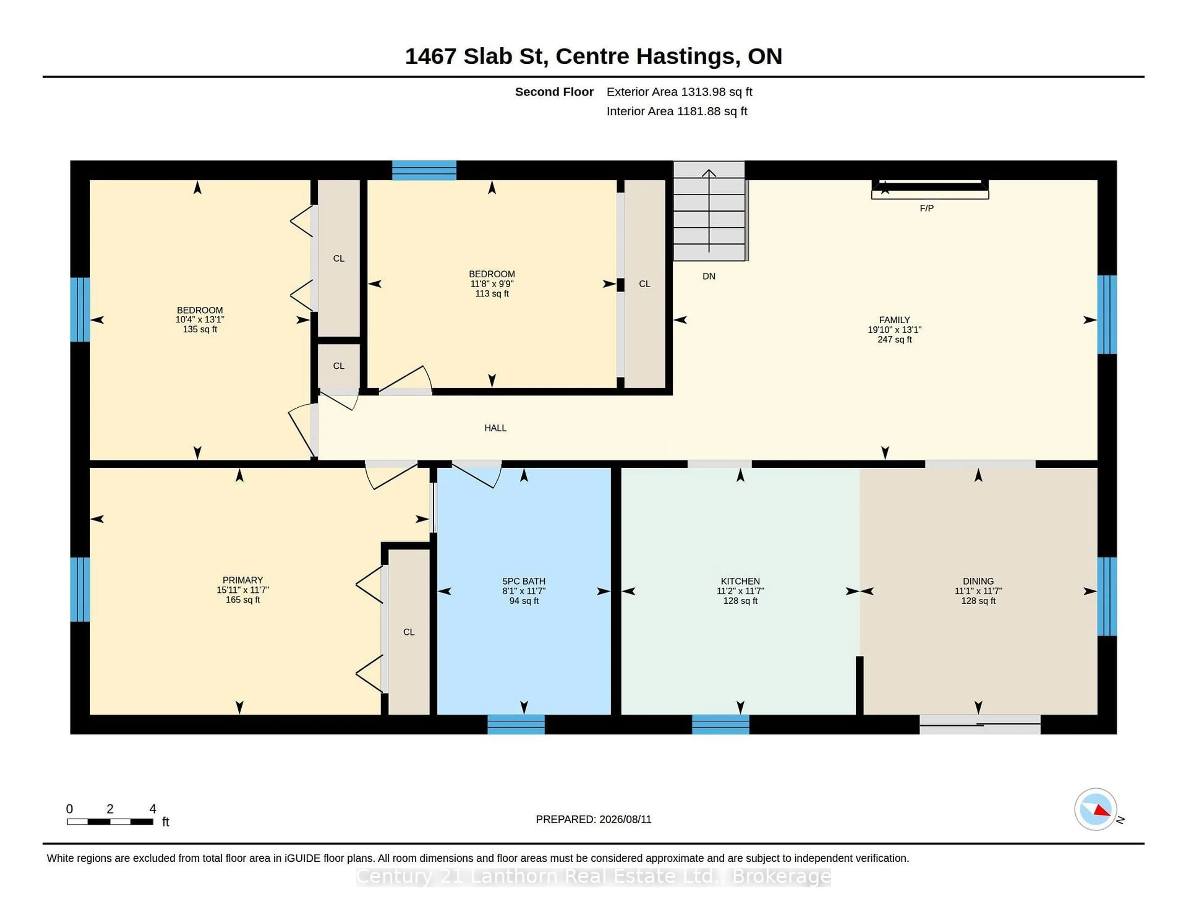Floor plan for 1467 Slab St, Stirling Ontario K0K 3E0
