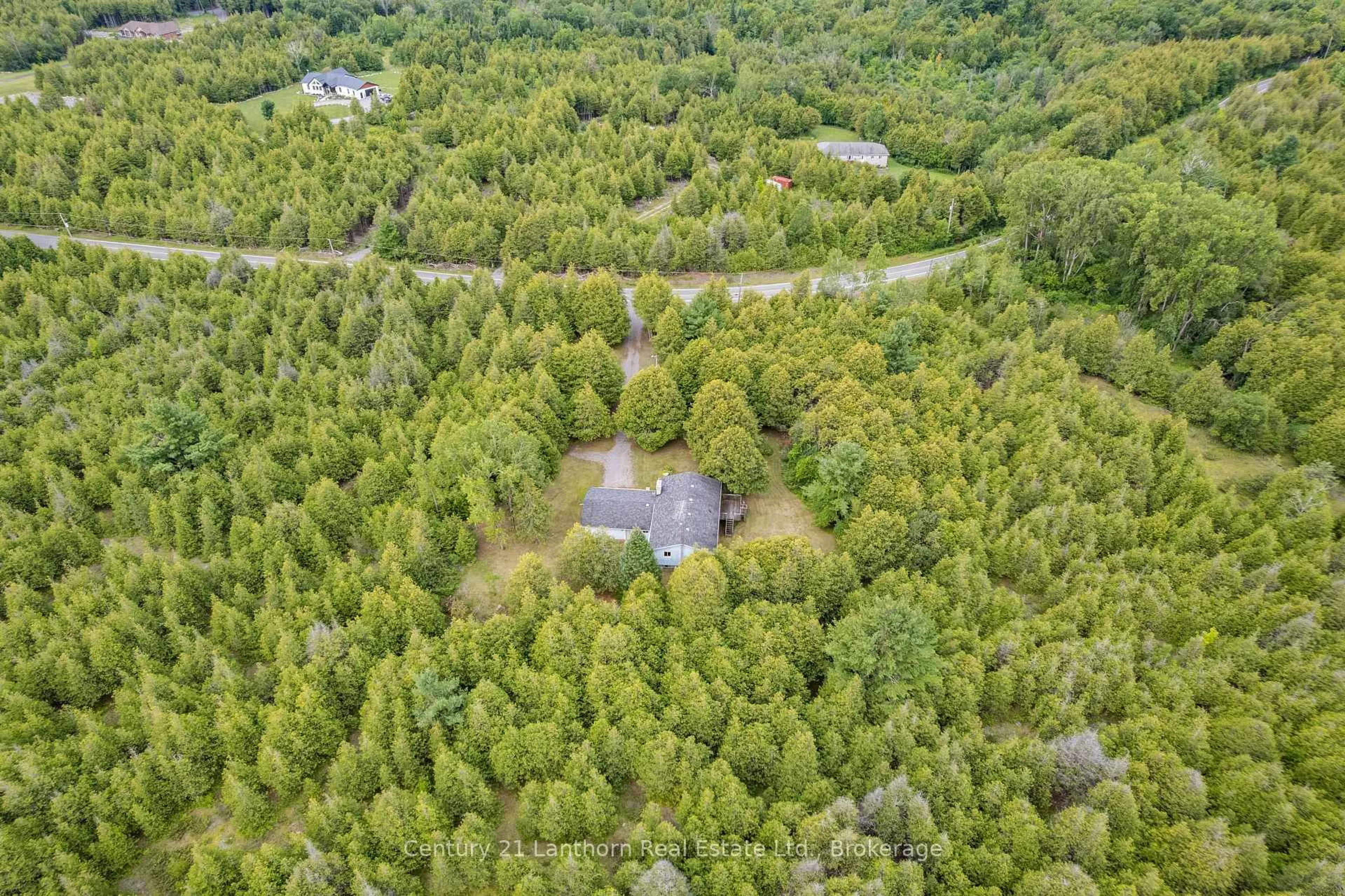 A pic from outside/outdoor area/front of a property/back of a property/a pic from drone, forest/trees view for 1467 Slab St, Stirling Ontario K0K 3E0