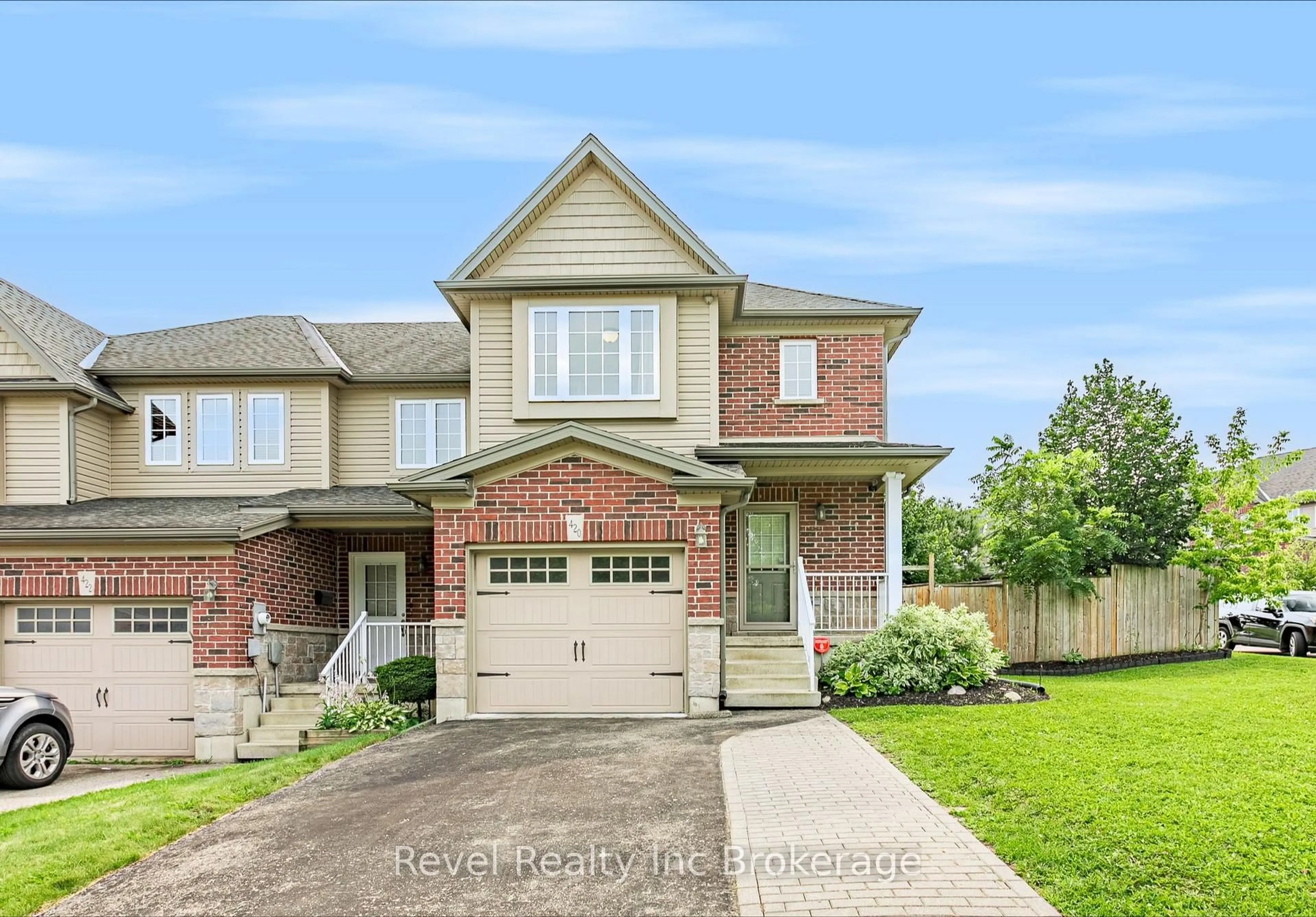 Home with brick exterior material, street for 420 Sales Dr, Woodstock Ontario N4S 0B6