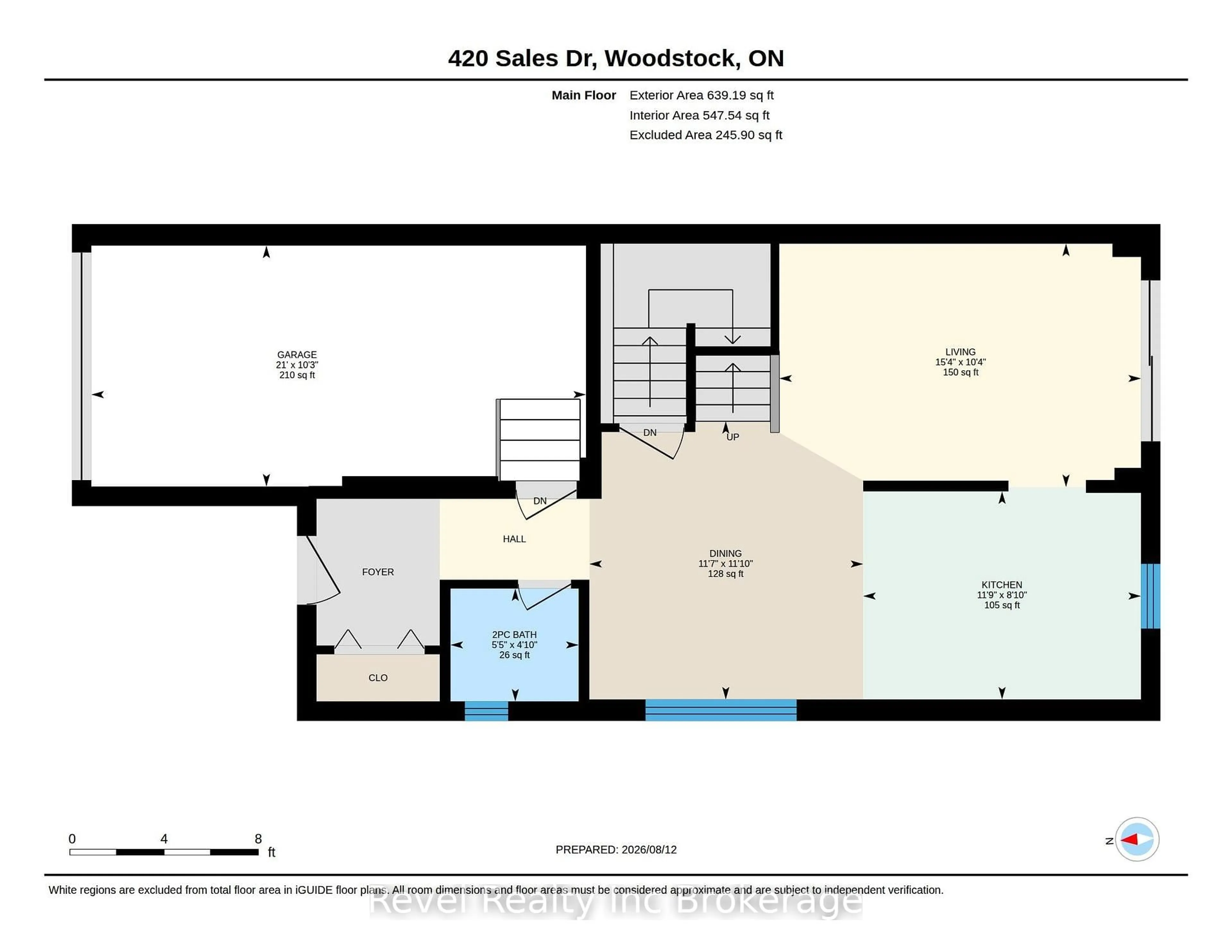 Floor plan for 420 Sales Dr, Woodstock Ontario N4S 0B6