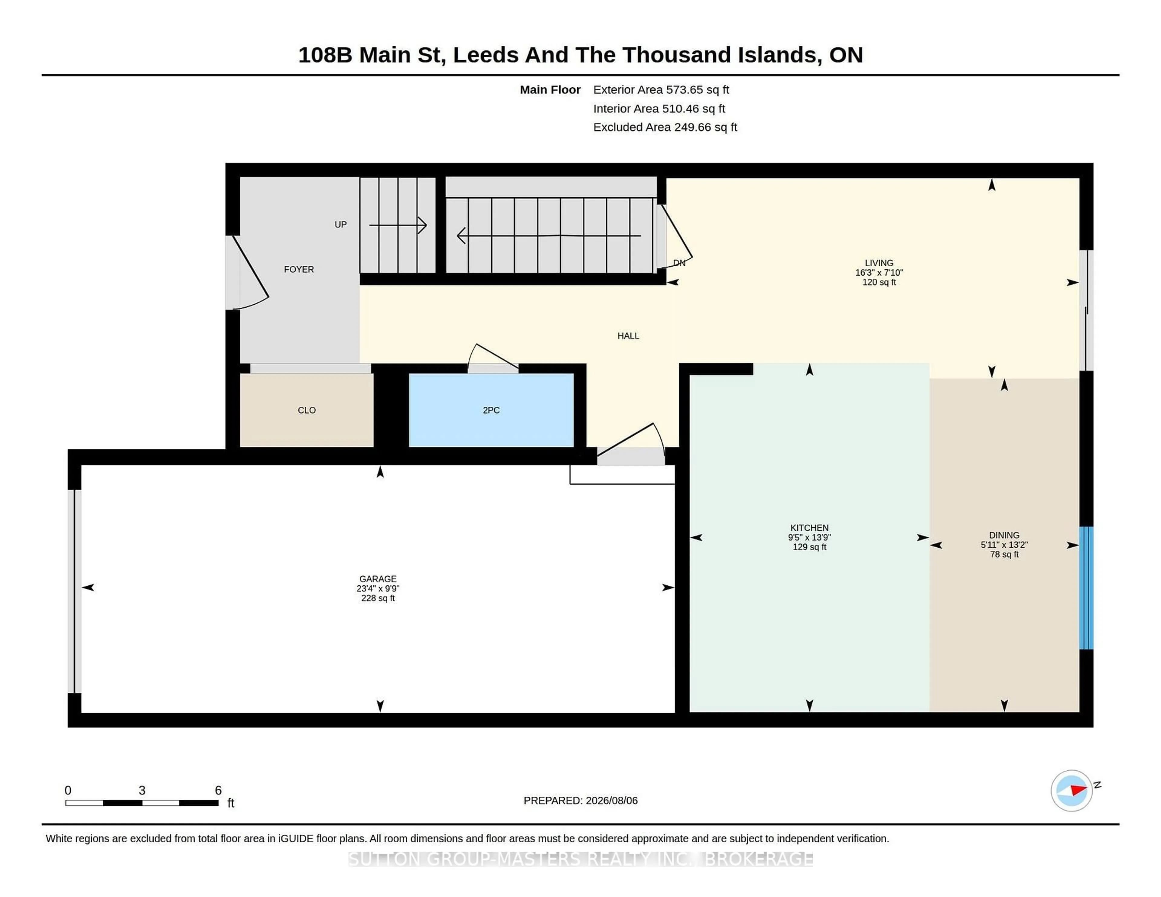 Floor plan for 108 Main St #A, Leeds and the Thousand Islands Ontario K0H 2N0
