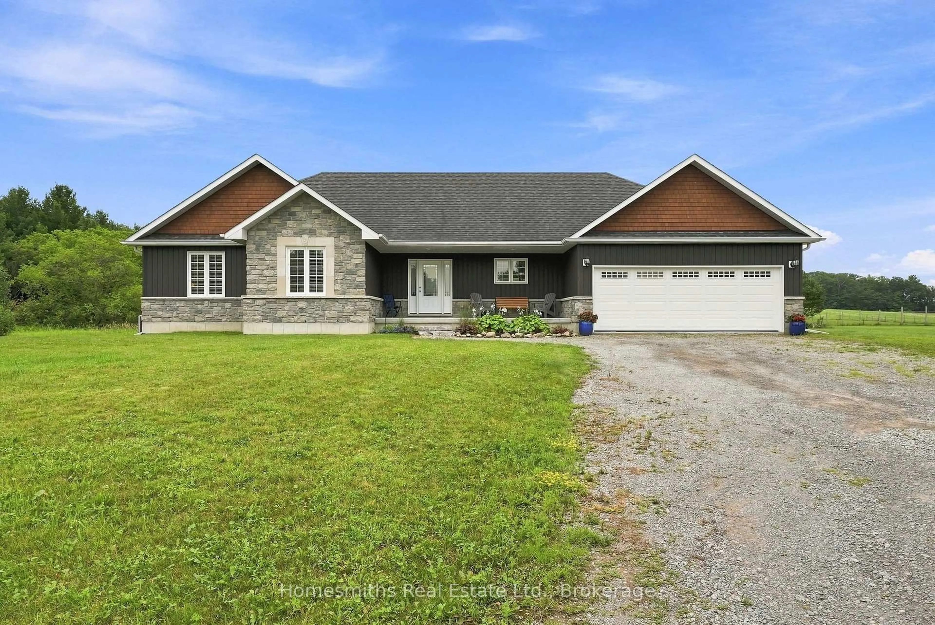 Home with vinyl exterior material, street for 871 Carmel Line, Cavan Monaghan Ontario L0A 1G0