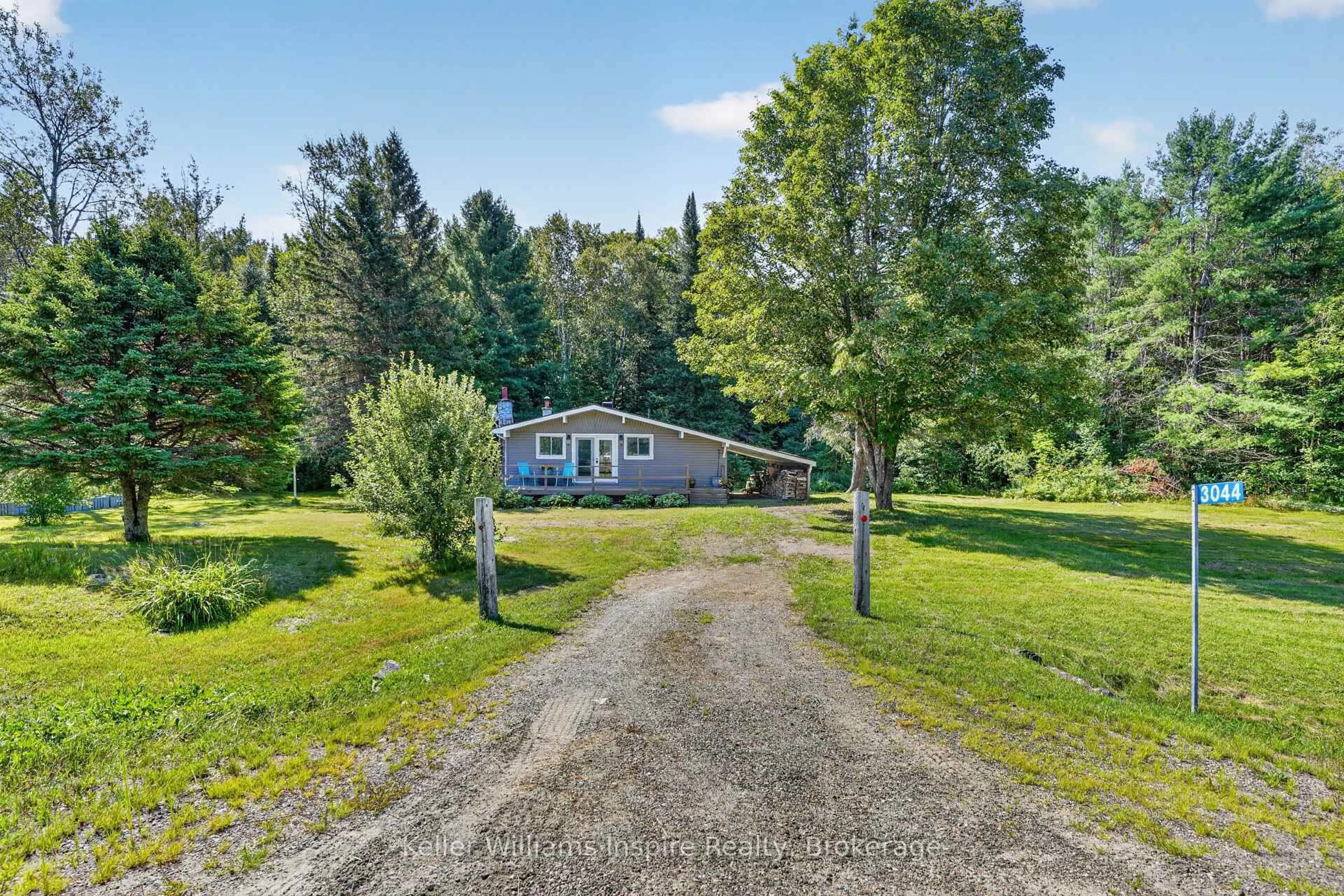 A pic from outside/outdoor area/front of a property/back of a property/a pic from drone, unknown for 3044 LOOP Rd, Highlands East Ontario K0L 3C0