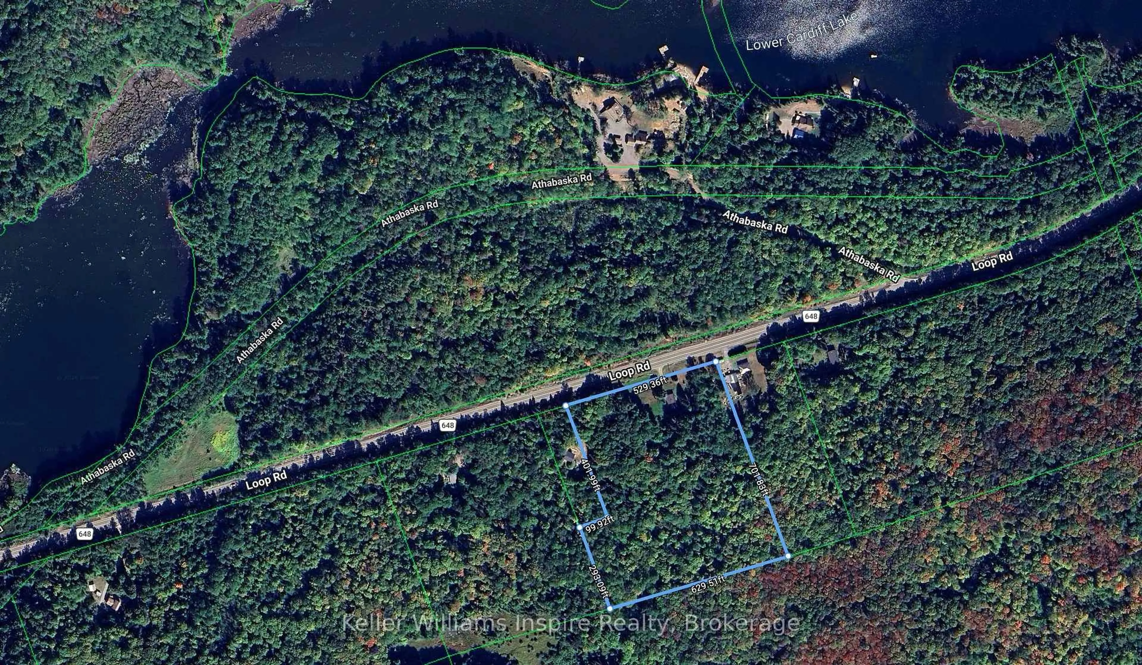 Picture of a map for 3044 LOOP Rd, Highlands East Ontario K0L 3C0