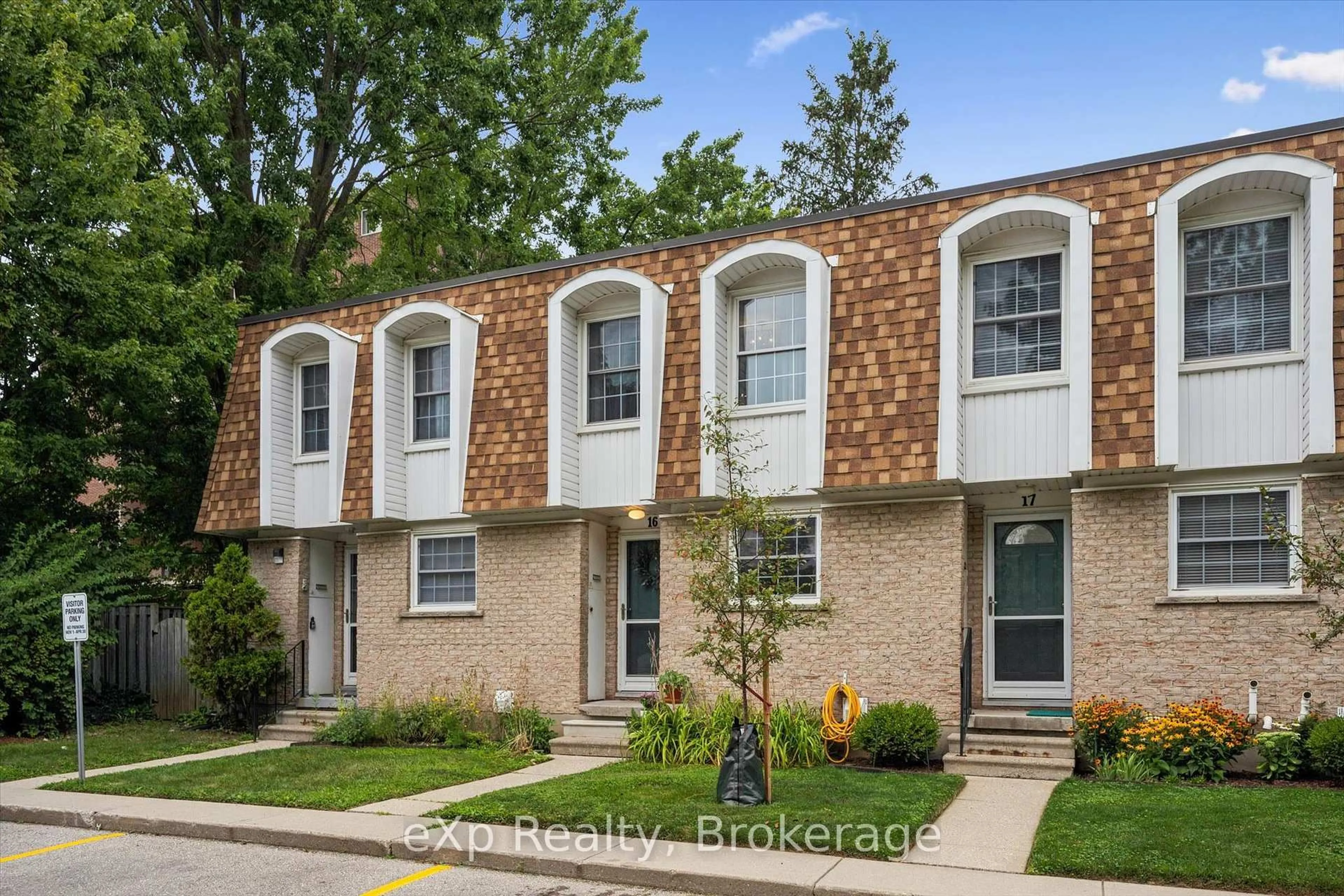 Home with brick exterior material, street for 383 Edinburgh Rd #16, Guelph Ontario N1G 2K7
