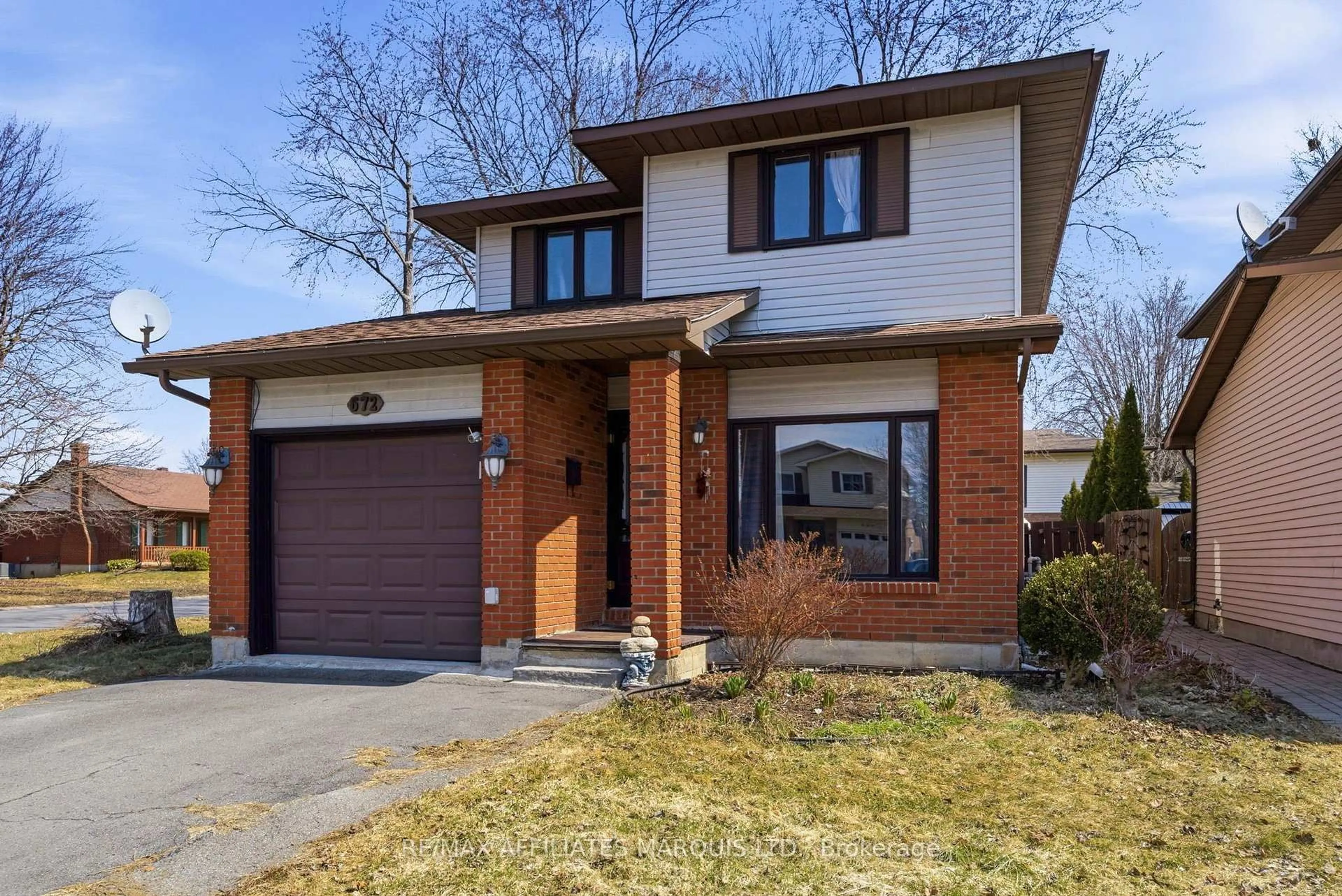 Home with brick exterior material, street for 672 Champlain Dr, Cornwall Ontario K6H 6P2