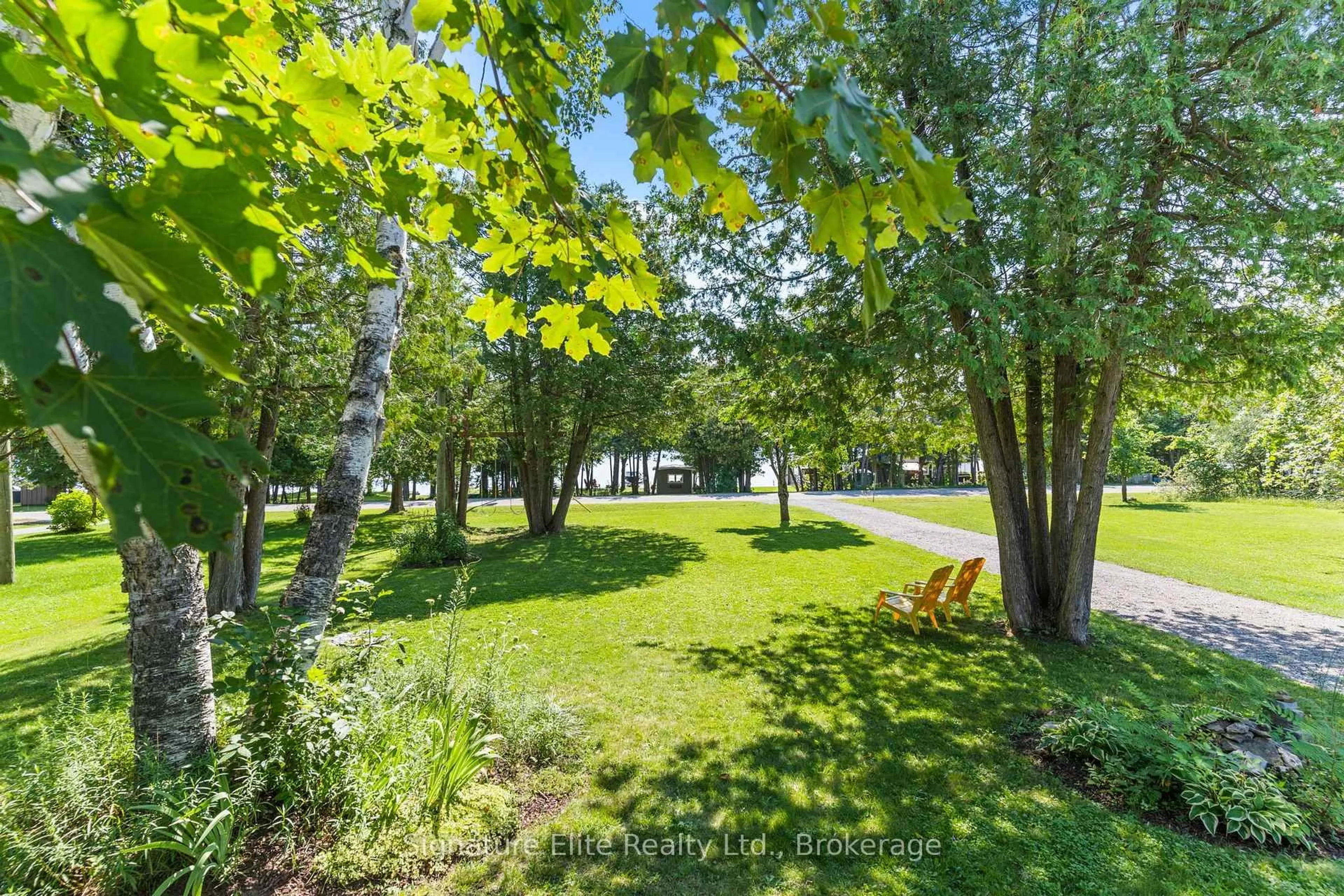 Patio, forest/trees view for 973 North Bay Dr, Kawartha Lakes Ontario K0M 2B0