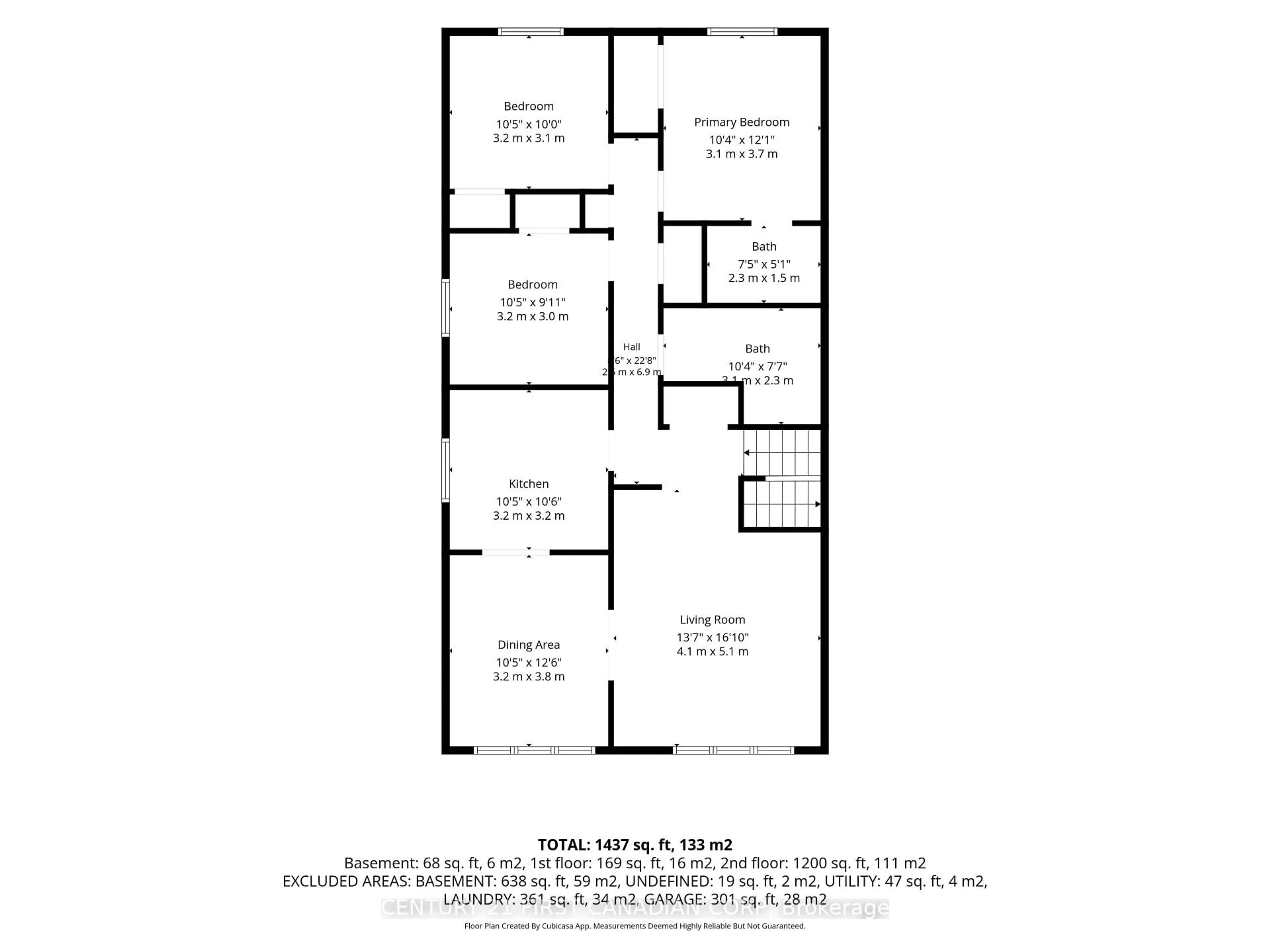 Floor plan for 213 Fourth St, West Elgin Ontario N0L 2C0