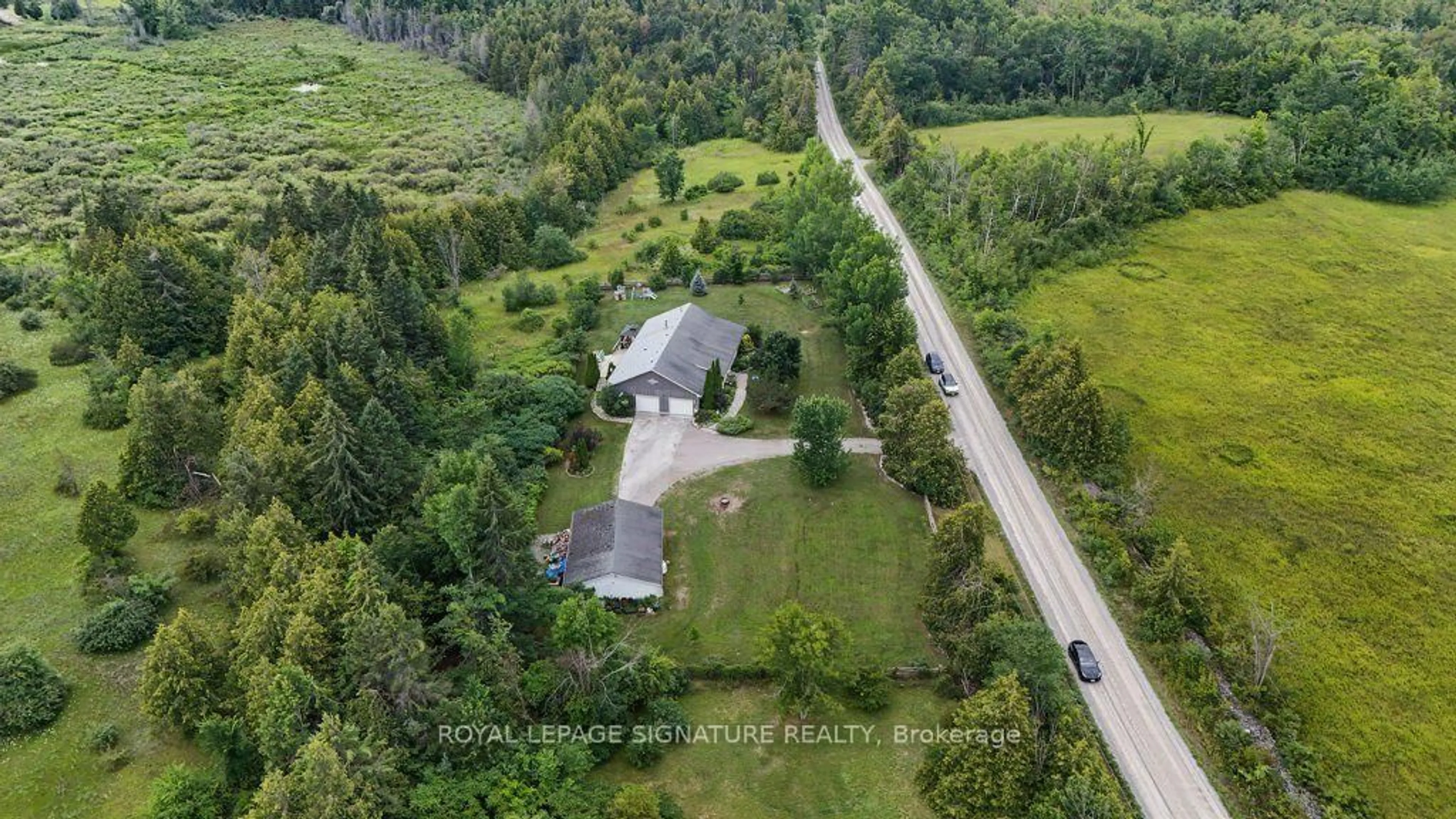 A pic from outside/outdoor area/front of a property/back of a property/a pic from drone, unknown for 110 Pearns Rd, Kawartha Lakes Ontario K0M 1N0