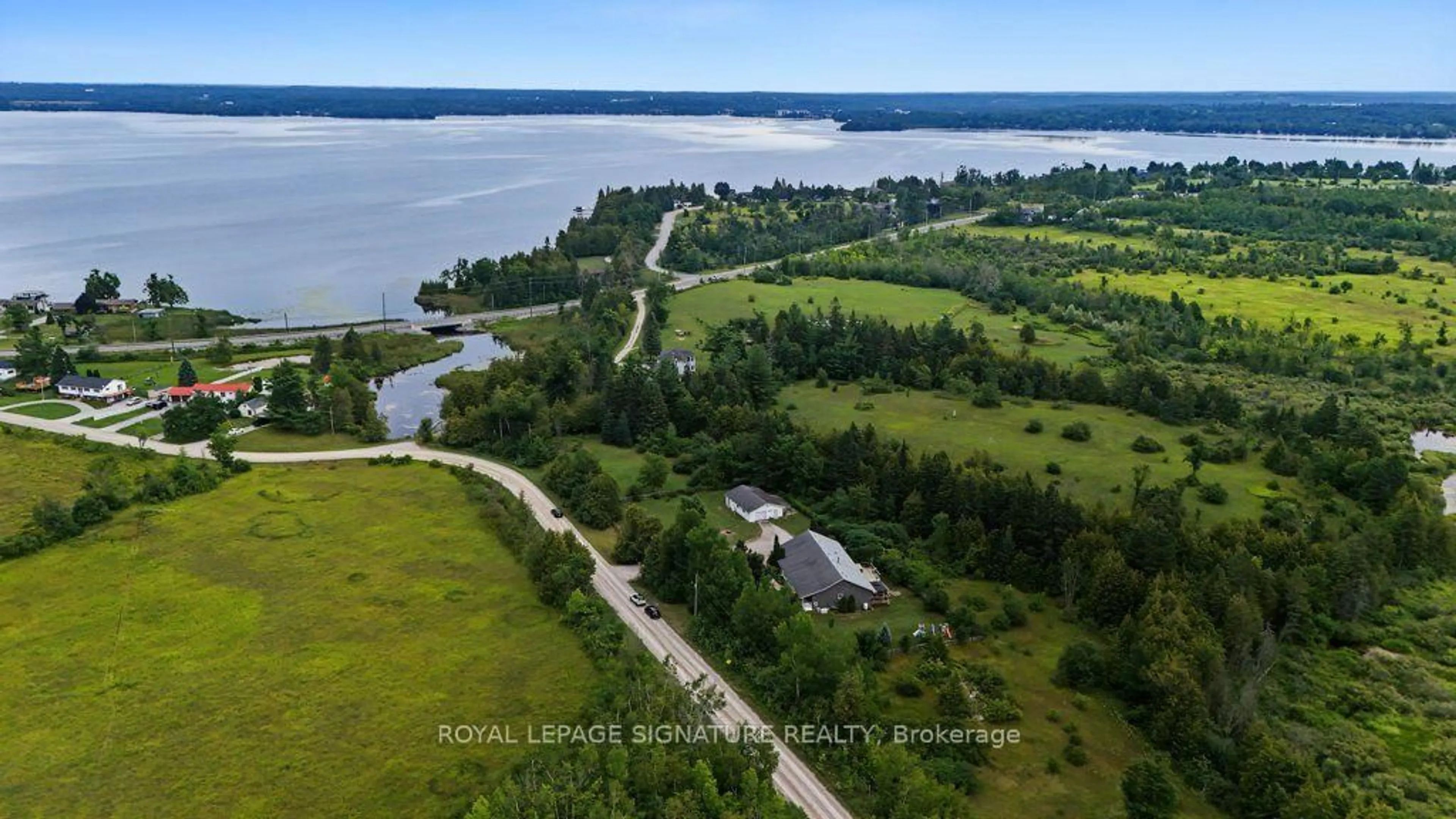 A pic from outside/outdoor area/front of a property/back of a property/a pic from drone, water/lake/river/ocean view for 110 Pearns Rd, Kawartha Lakes Ontario K0M 1N0
