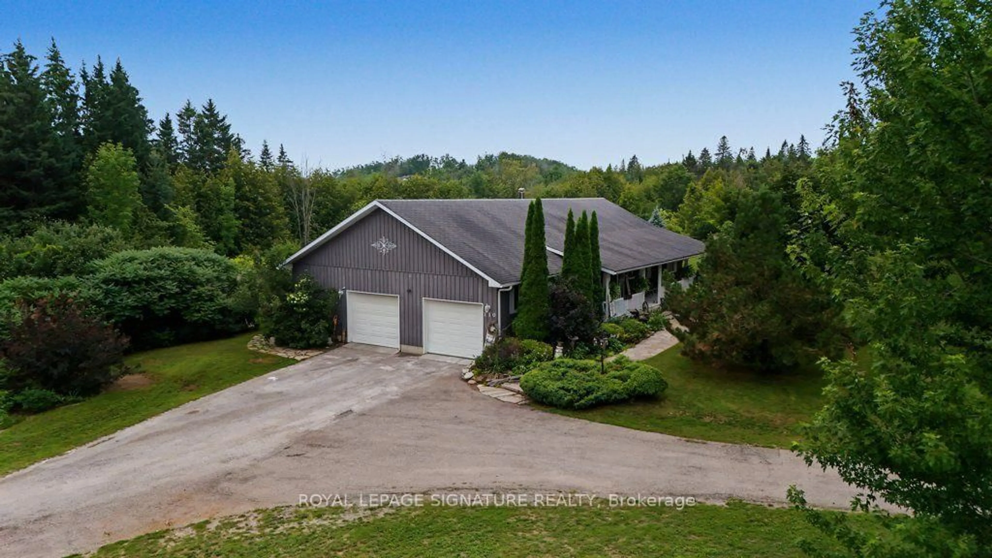 A pic from outside/outdoor area/front of a property/back of a property/a pic from drone, unknown for 110 Pearns Rd, Kawartha Lakes Ontario K0M 1N0