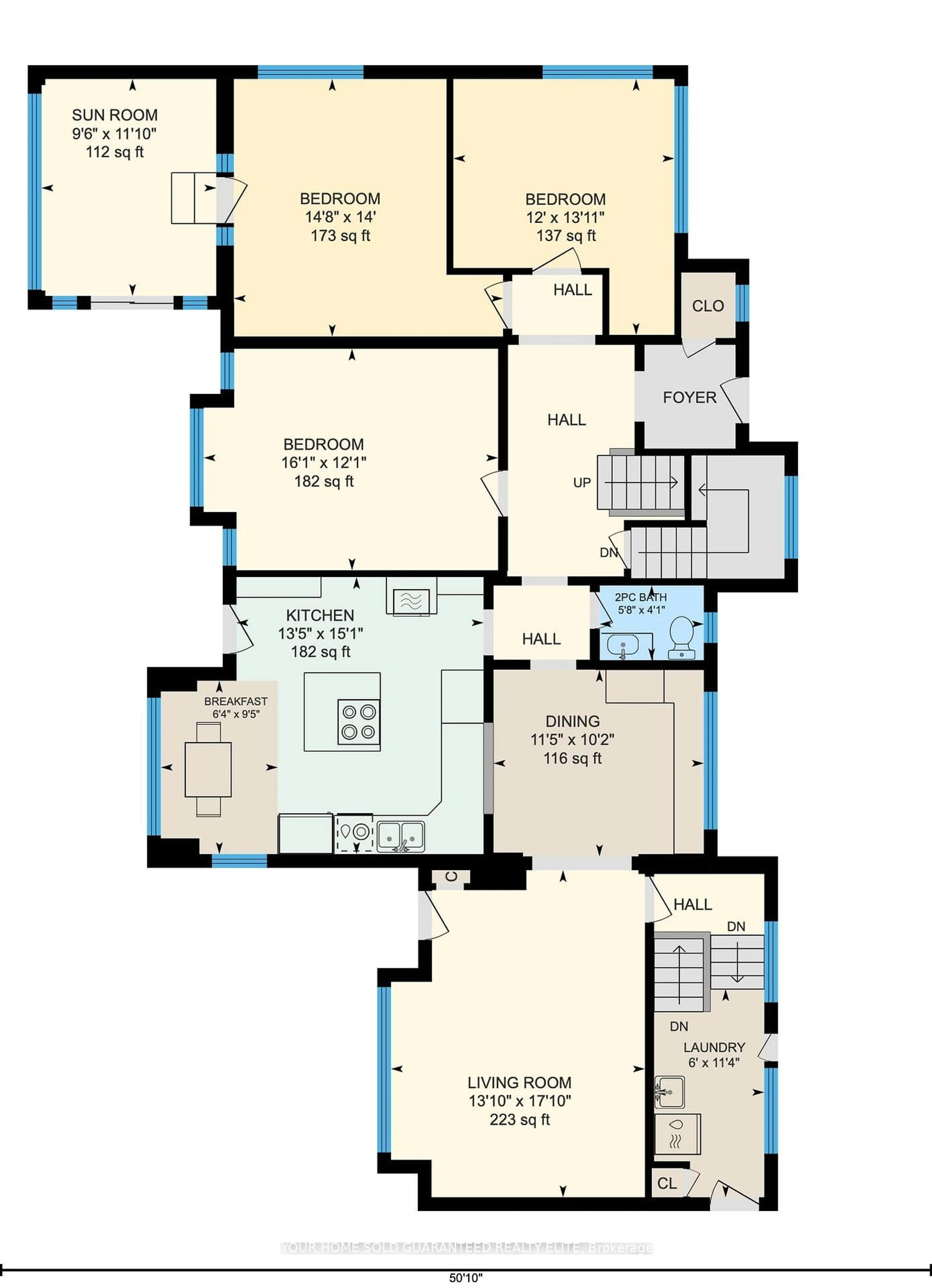 Floor plan for 4 Forsyth Ave, Hamilton Ontario L8S 4E1
