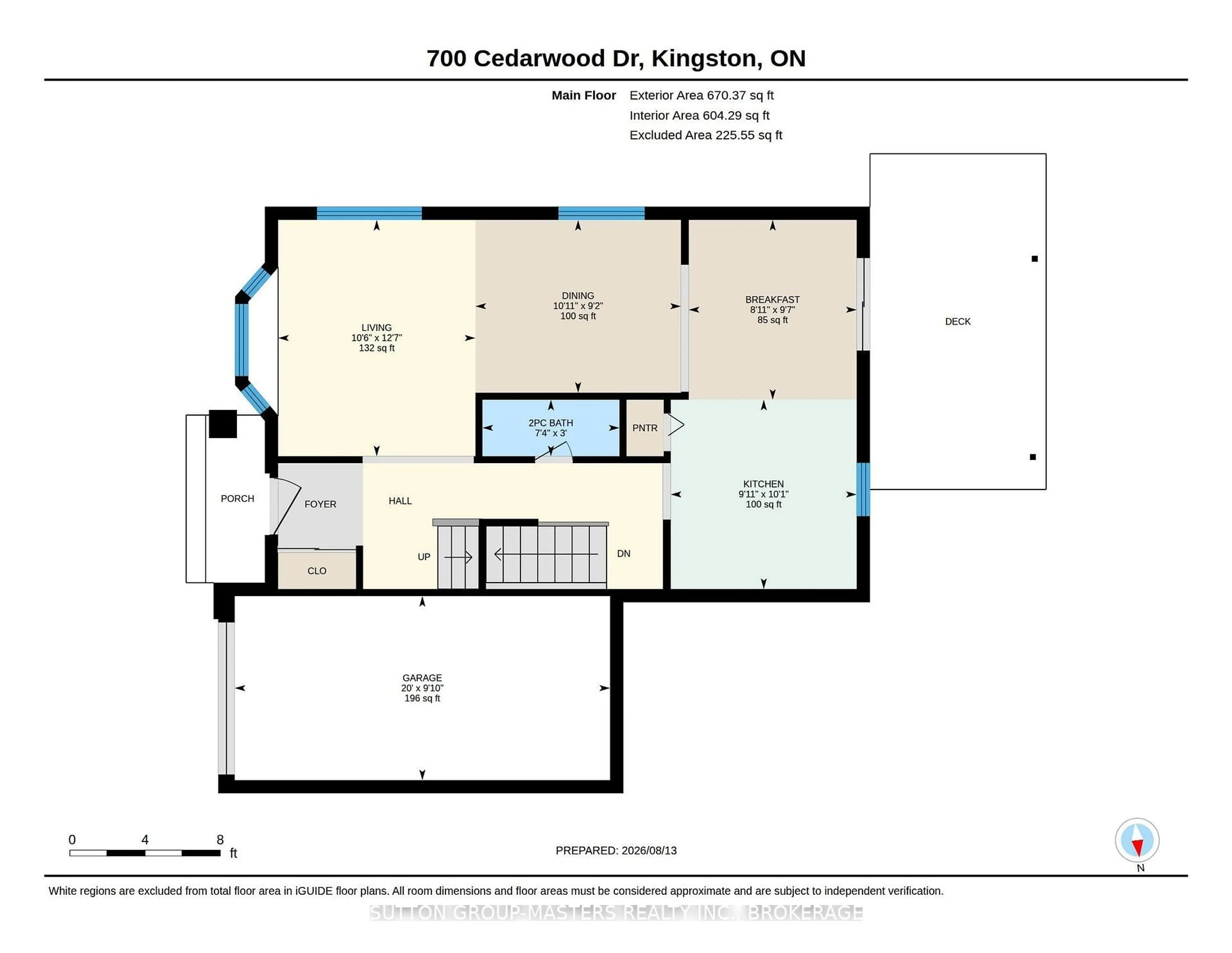 Floor plan for 700 Cedarwood Dr, Kingston Ontario K7P 2H9