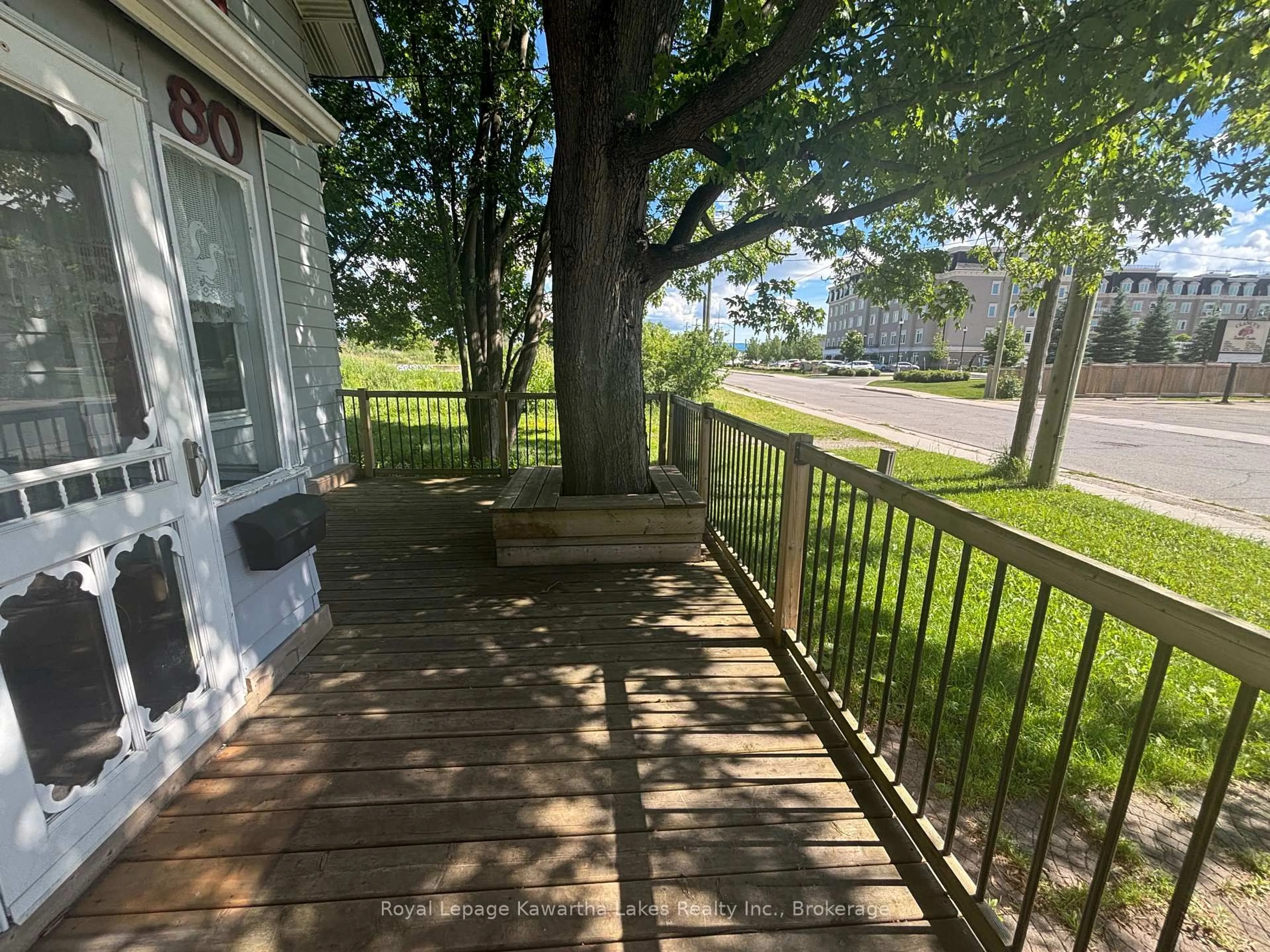Patio, water/lake/river/ocean view for 80 Albert St, Kawartha Lakes Ontario K9V 3H4