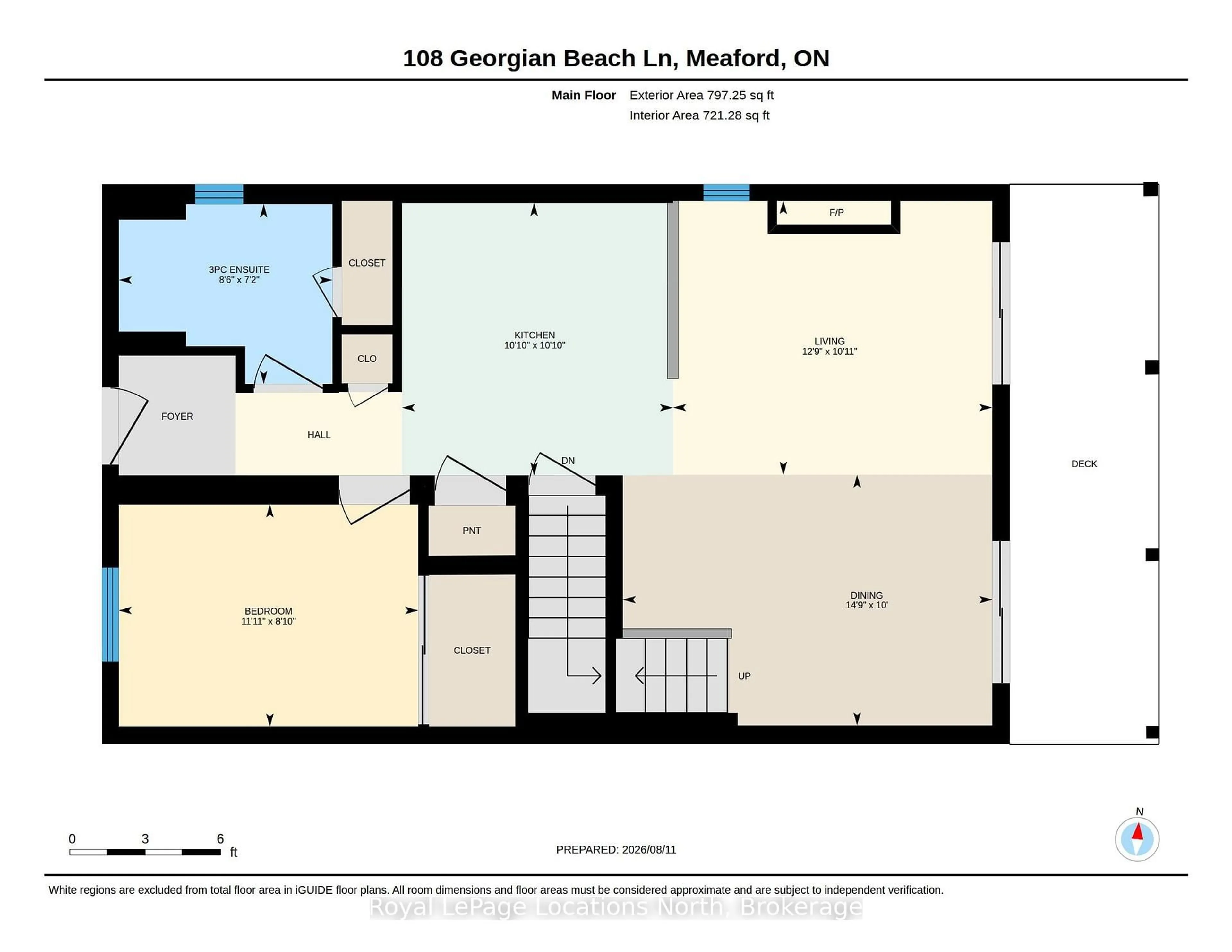 Floor plan for 108 Georgian Beach Lane, Meaford Ontario N4L 0A7