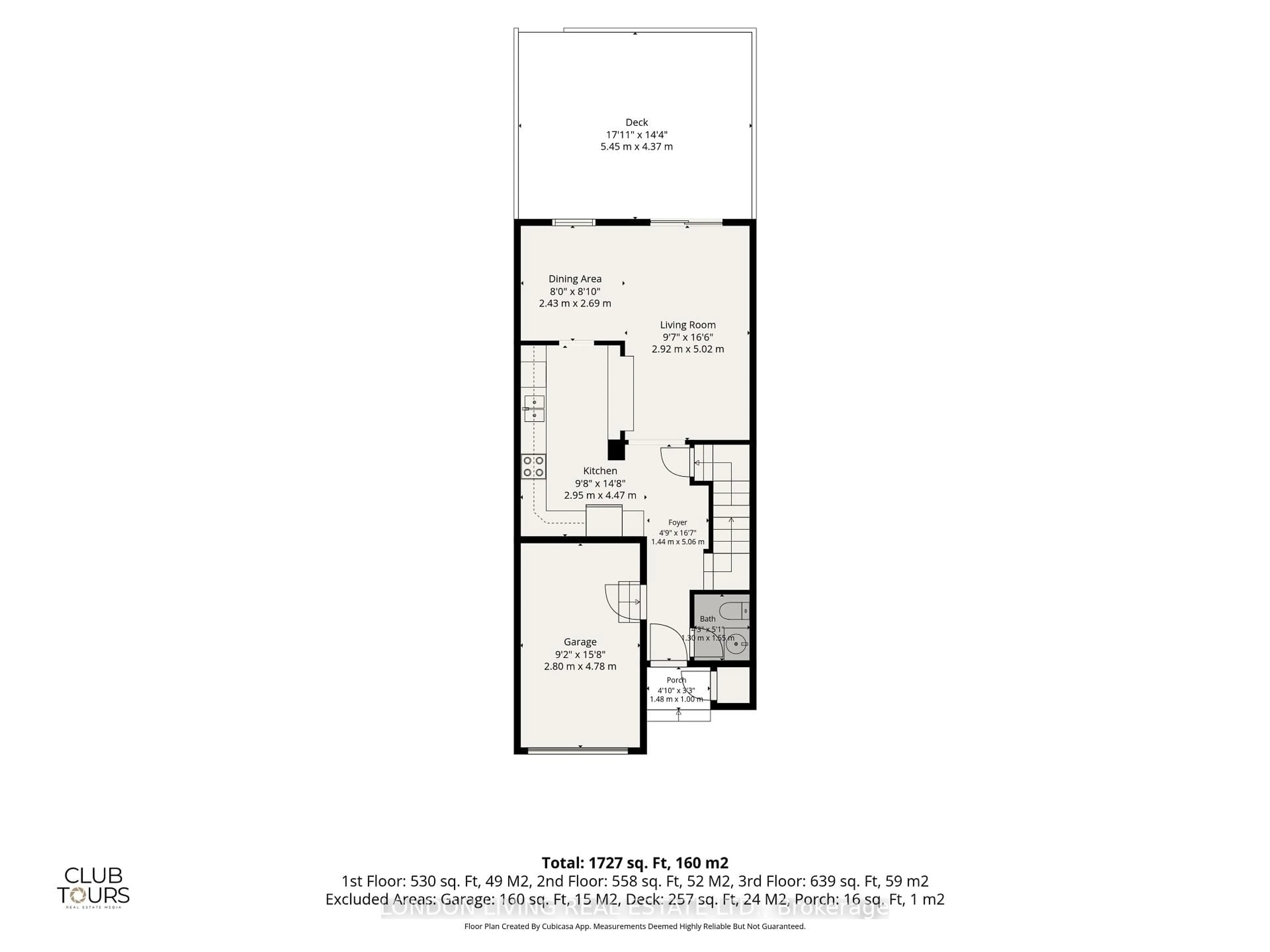 Floor plan for 193 Deveron Cres, London South Ontario N5Z 4J7
