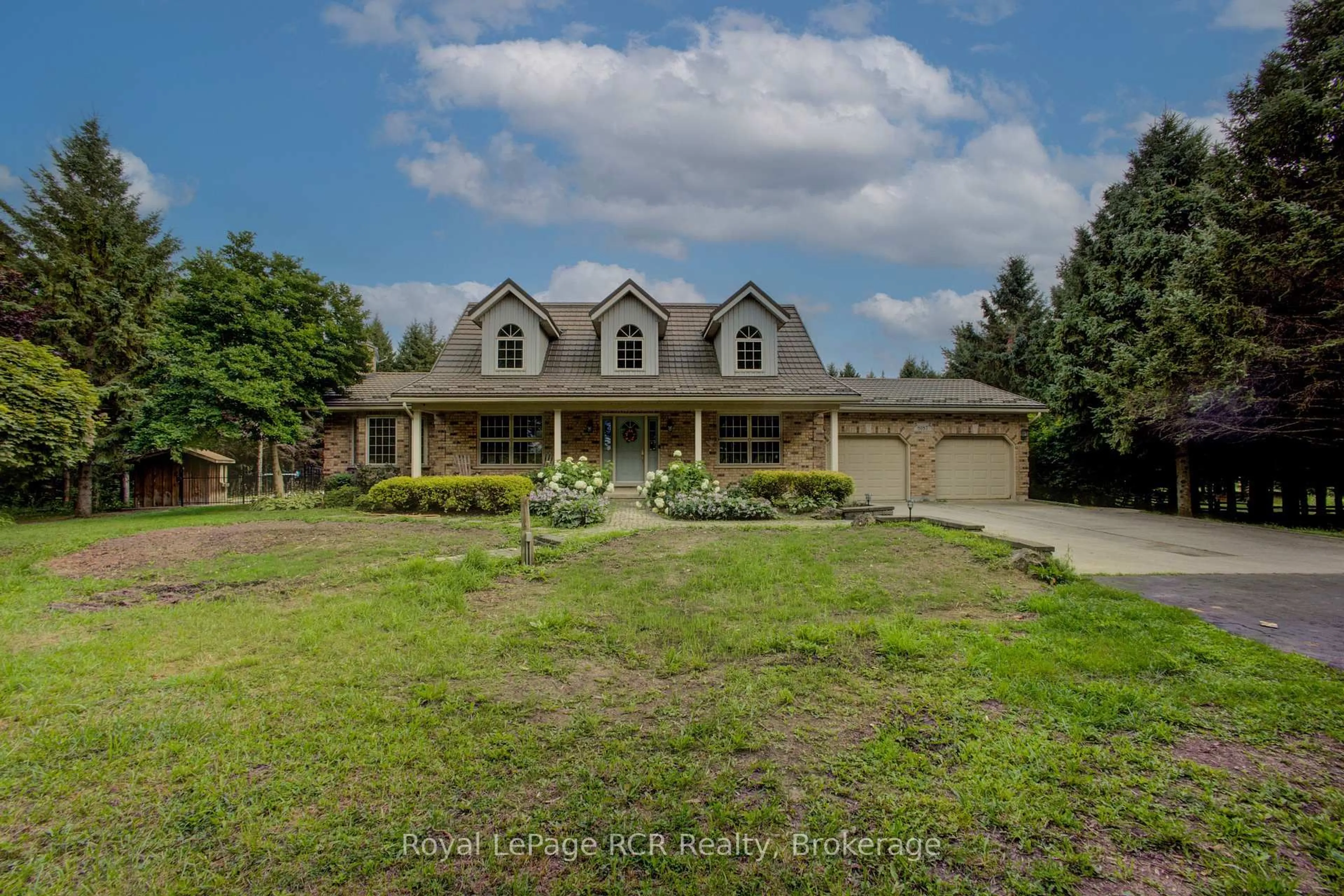 A pic from outside/outdoor area/front of a property/back of a property/a pic from drone, unknown for 8187 Wellington Road 109 Rd, Wellington North Ontario N0G 1A0