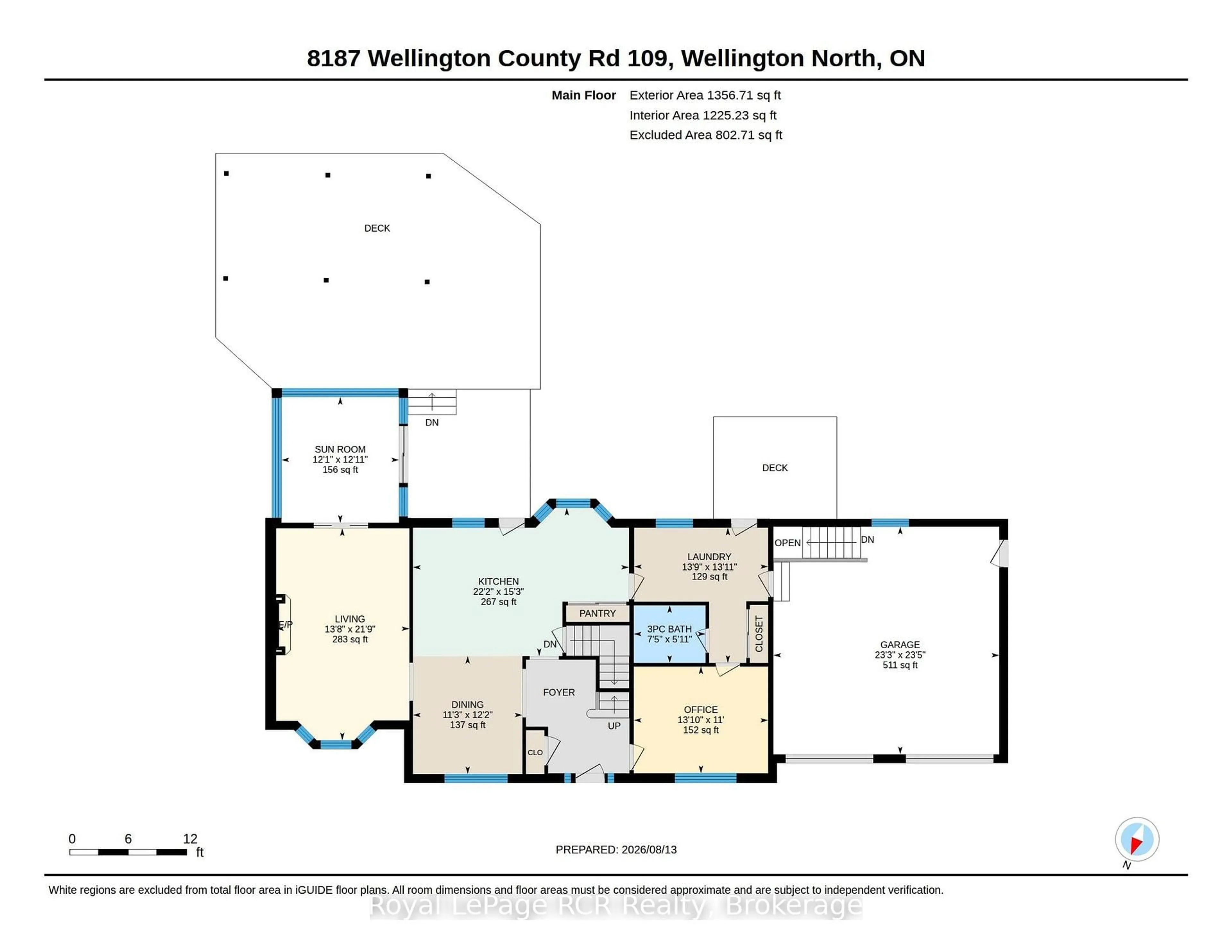 Floor plan for 8187 Wellington Road 109 Rd, Wellington North Ontario N0G 1A0