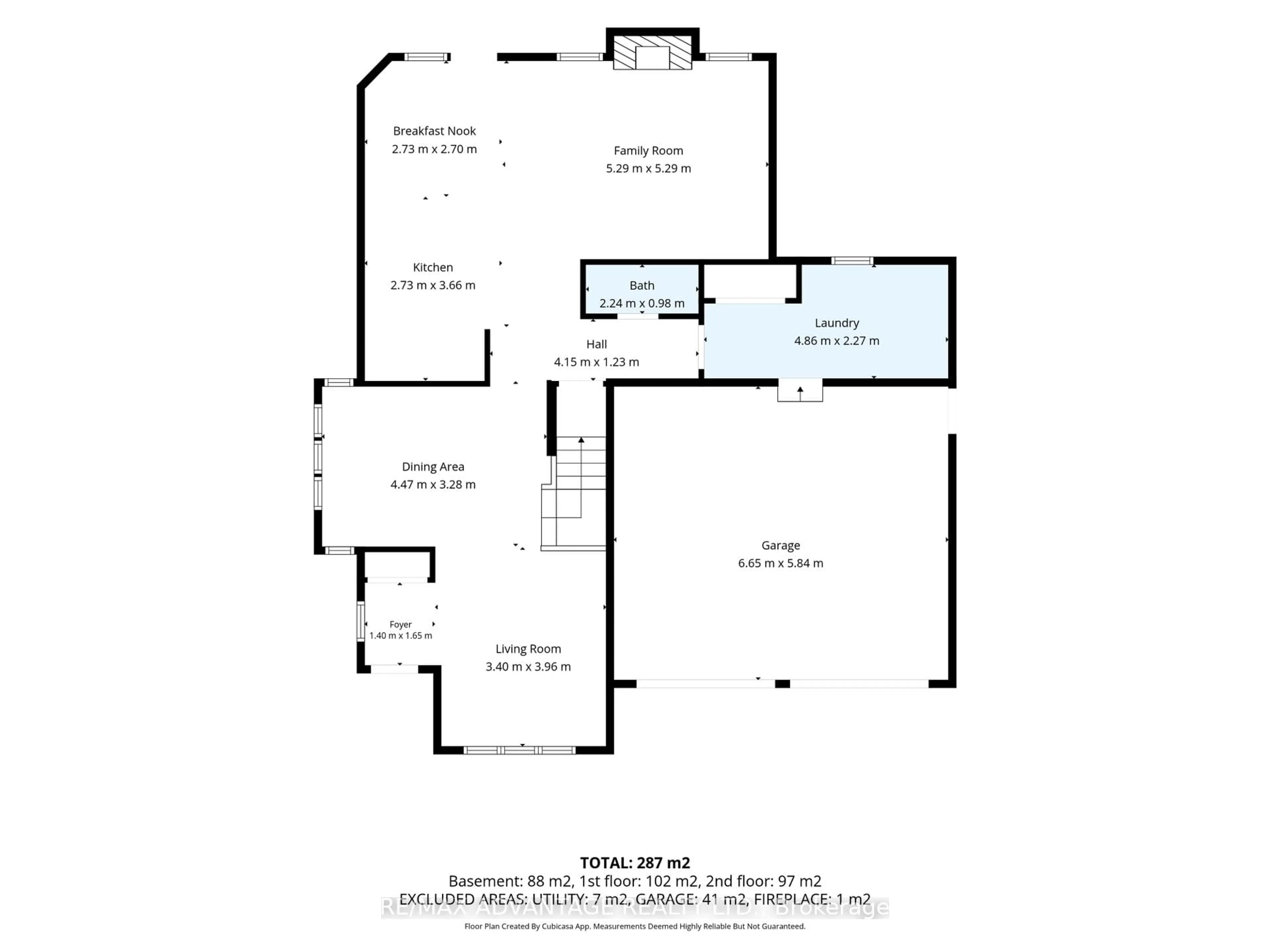 Floor plan for 1519 Shore Rd, London South Ontario N6K 4Z5