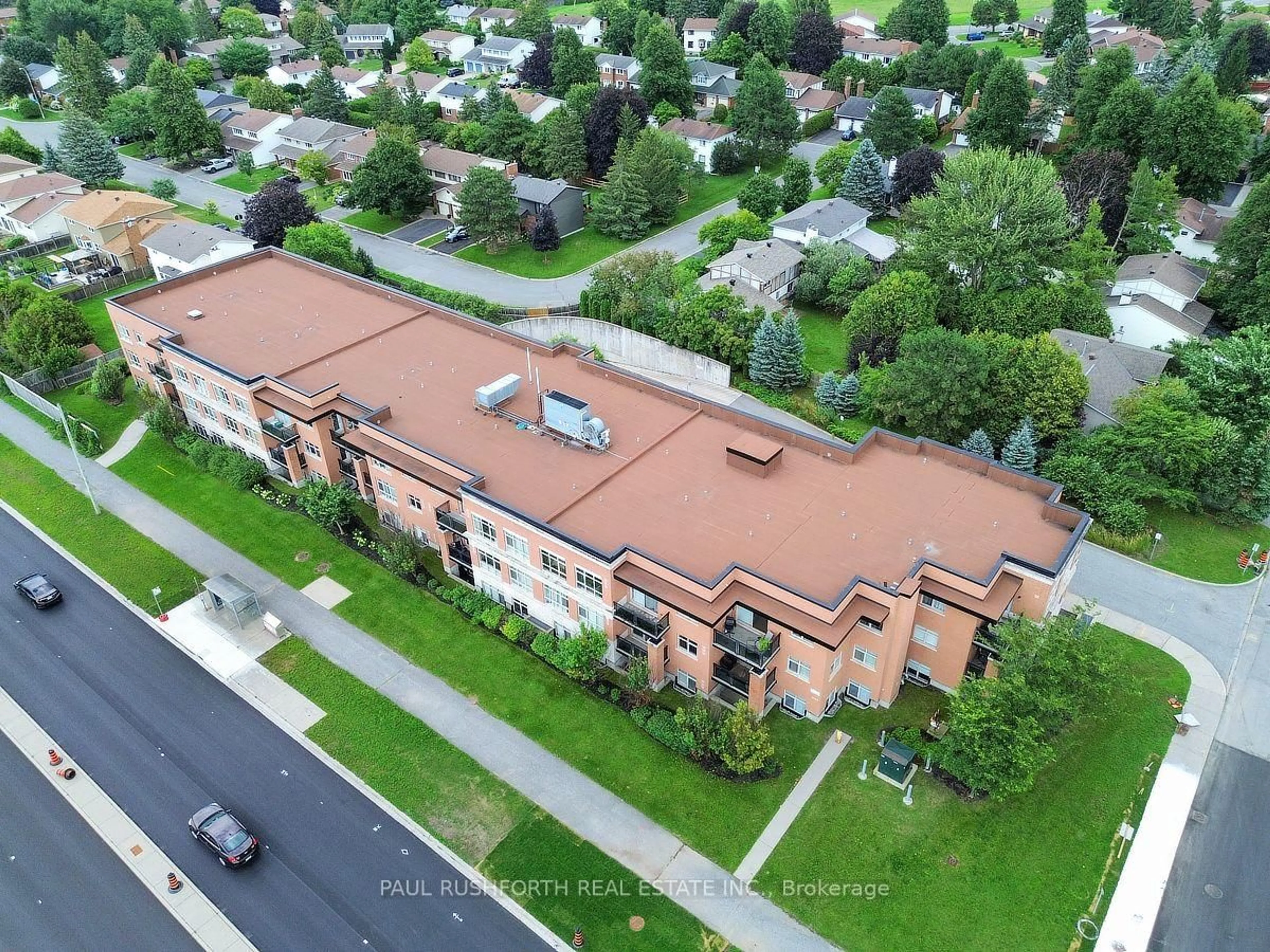 A pic from outside/outdoor area/front of a property/back of a property/a pic from drone, unknown for 3684 Fallowfield Rd #102, Ottawa Ontario K2J 4H3