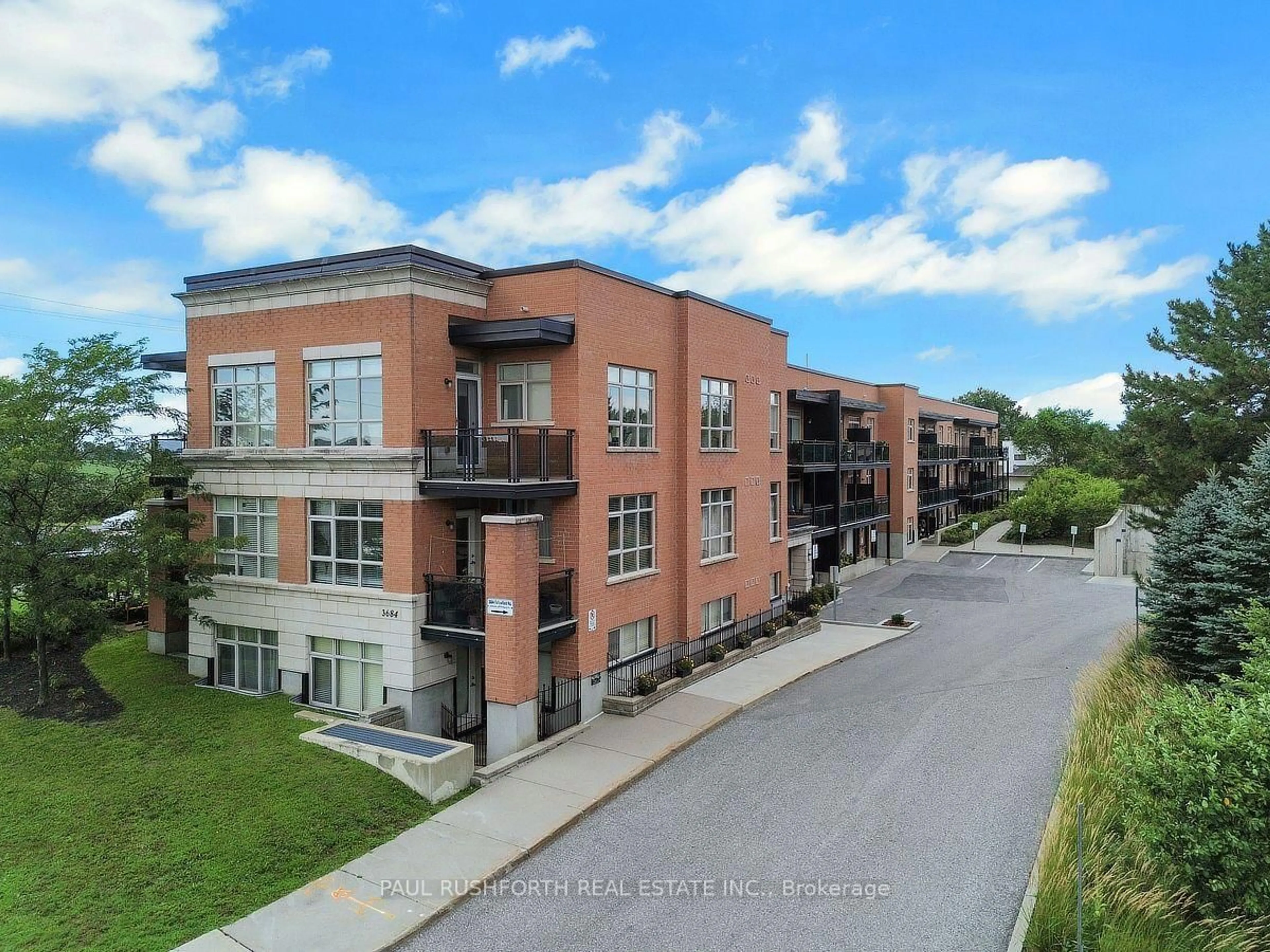 A pic from outside/outdoor area/front of a property/back of a property/a pic from drone, unknown for 3684 Fallowfield Rd #102, Ottawa Ontario K2J 4H3