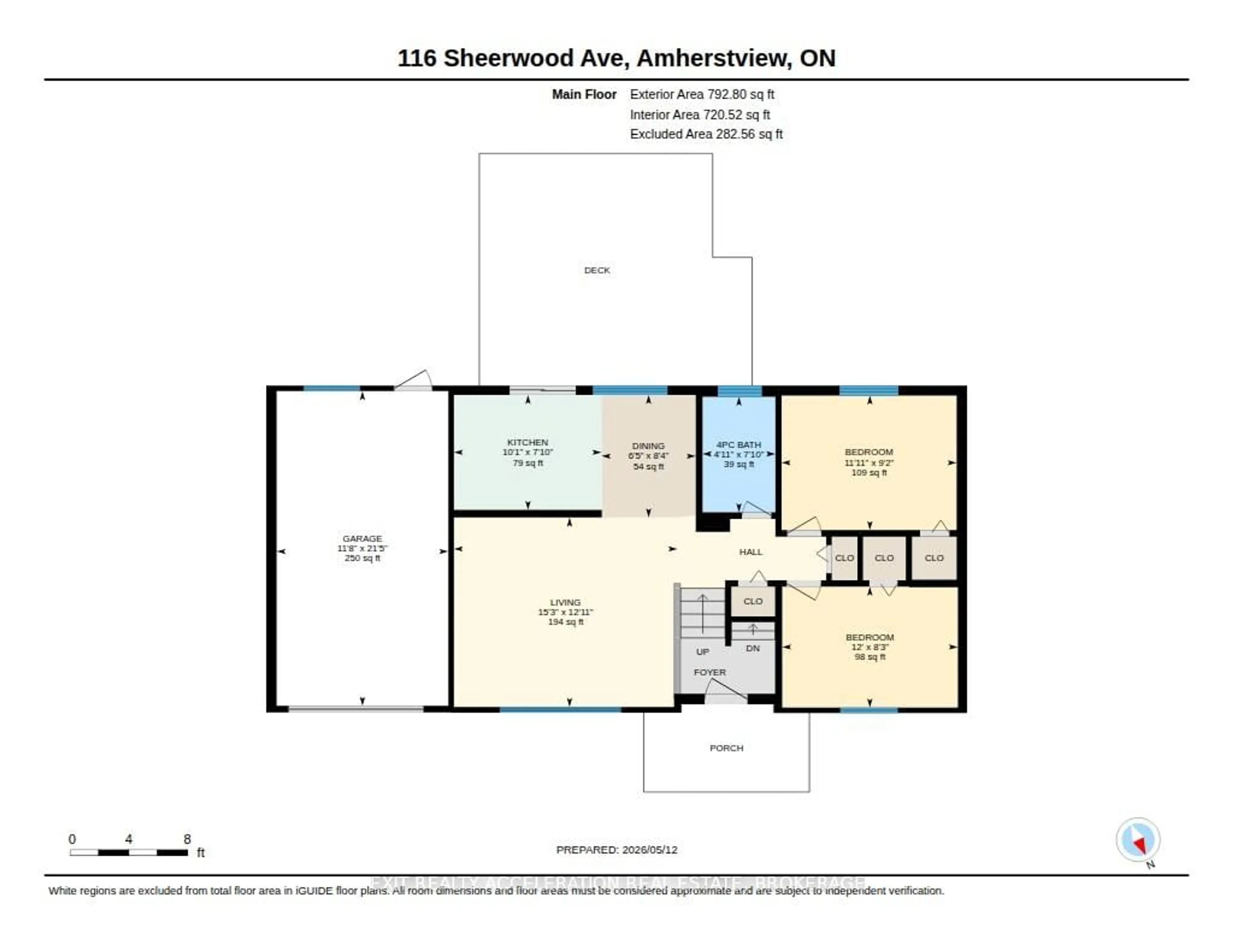 Floor plan for 116 Sherwood Ave, Loyalist Ontario K7N 1N7